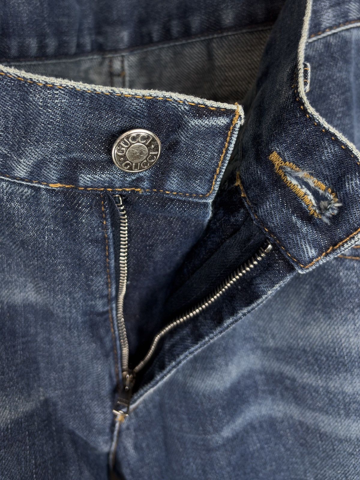 Gucci SS00 Gucci Tom Ford Whiskered Bootcut Flared Denim Jeans Size US 29 - 5 Thumbnail