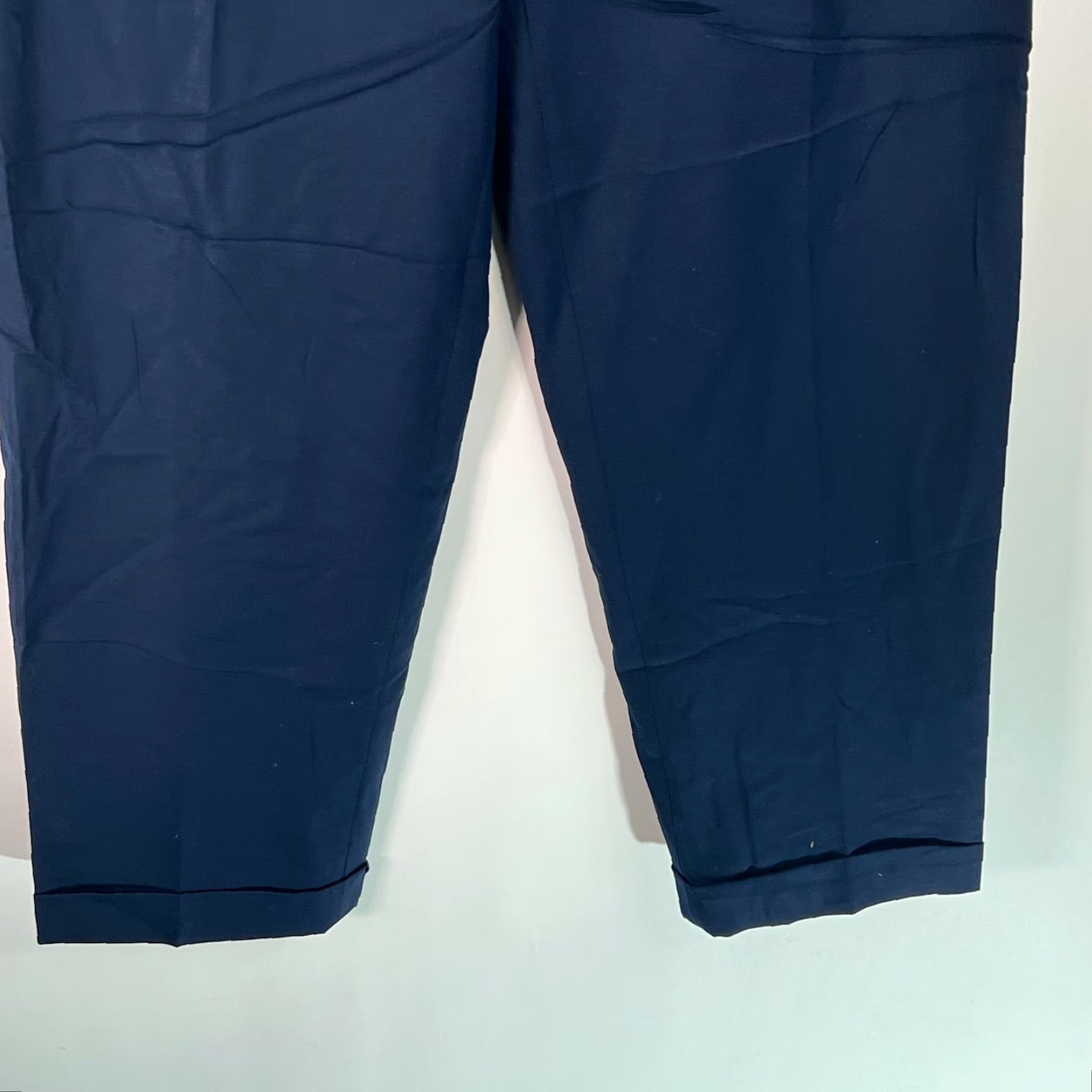 Jos. A. Bank Jos A Bank Business Express Mens Pleated Cuffed Blue Dress Pants 38X32 Size US 38 / EU 54 - 4 Thumbnail