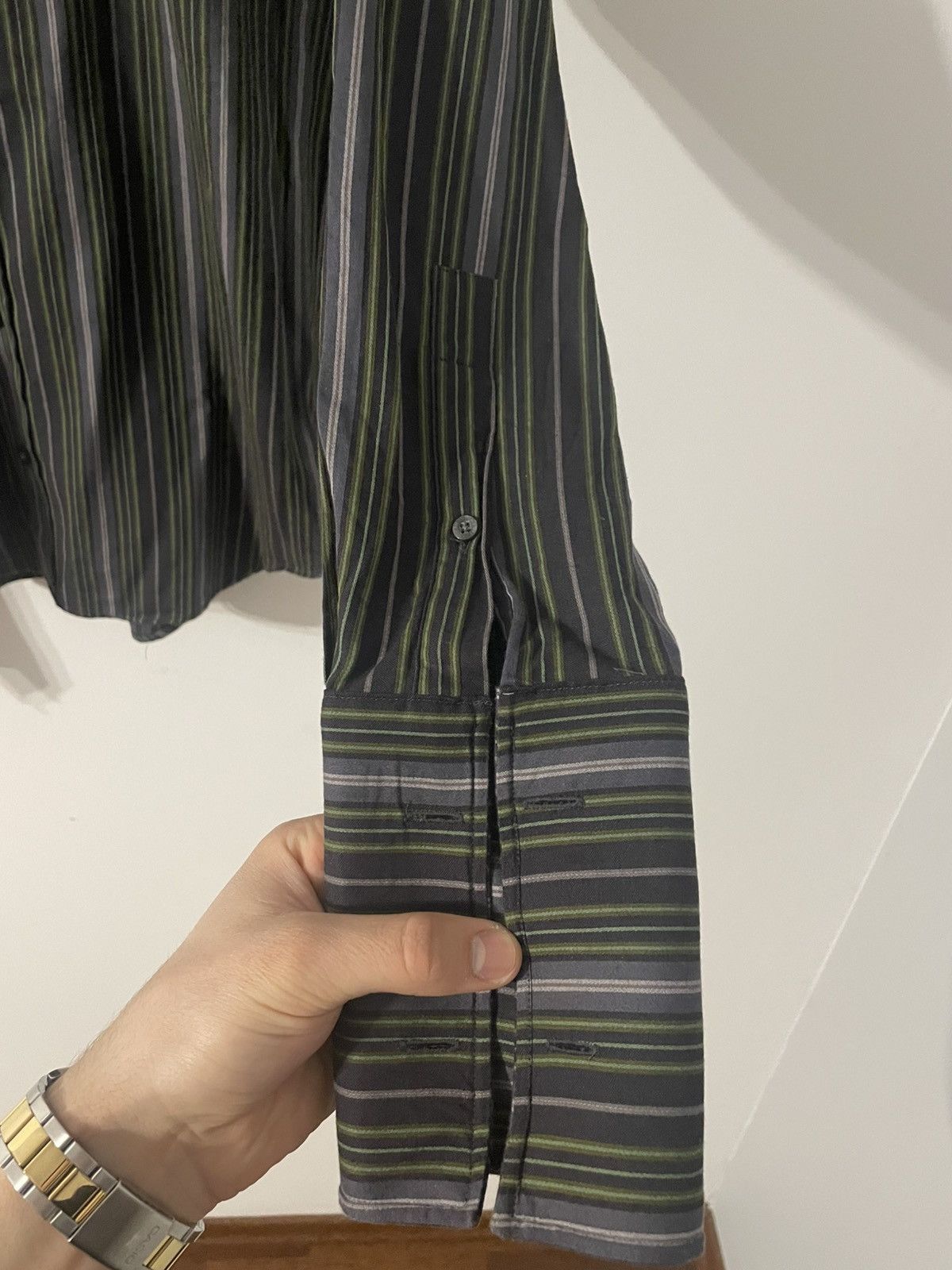 Vintage × Yves Saint Laurent Vintage Yves Saint Laurent/YSL luxury shirt Size US M / EU 48-50 / 2 - 2 Thumbnail