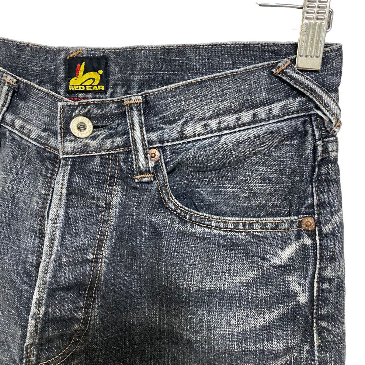 Japanese Brand Paul Smith Red Ear Denim Patchwork British Flag Jeans Size US 29 - 5 Thumbnail