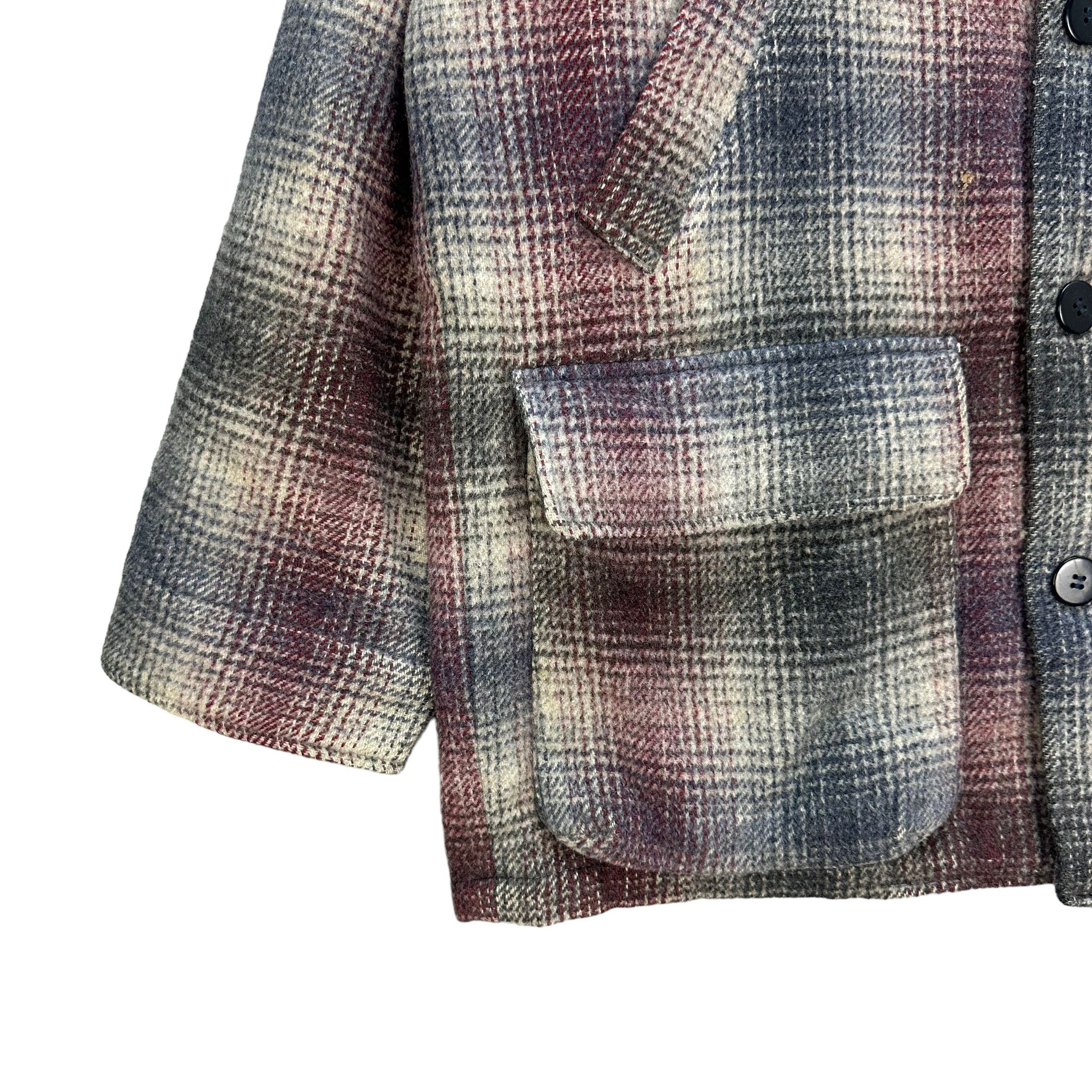Vintage 90s MIKE BIRNIES HOMME IMAGE TARTAN FLANNEL JACKET #7877-187 Size US M / EU 48-50 / 2 - 4 Thumbnail