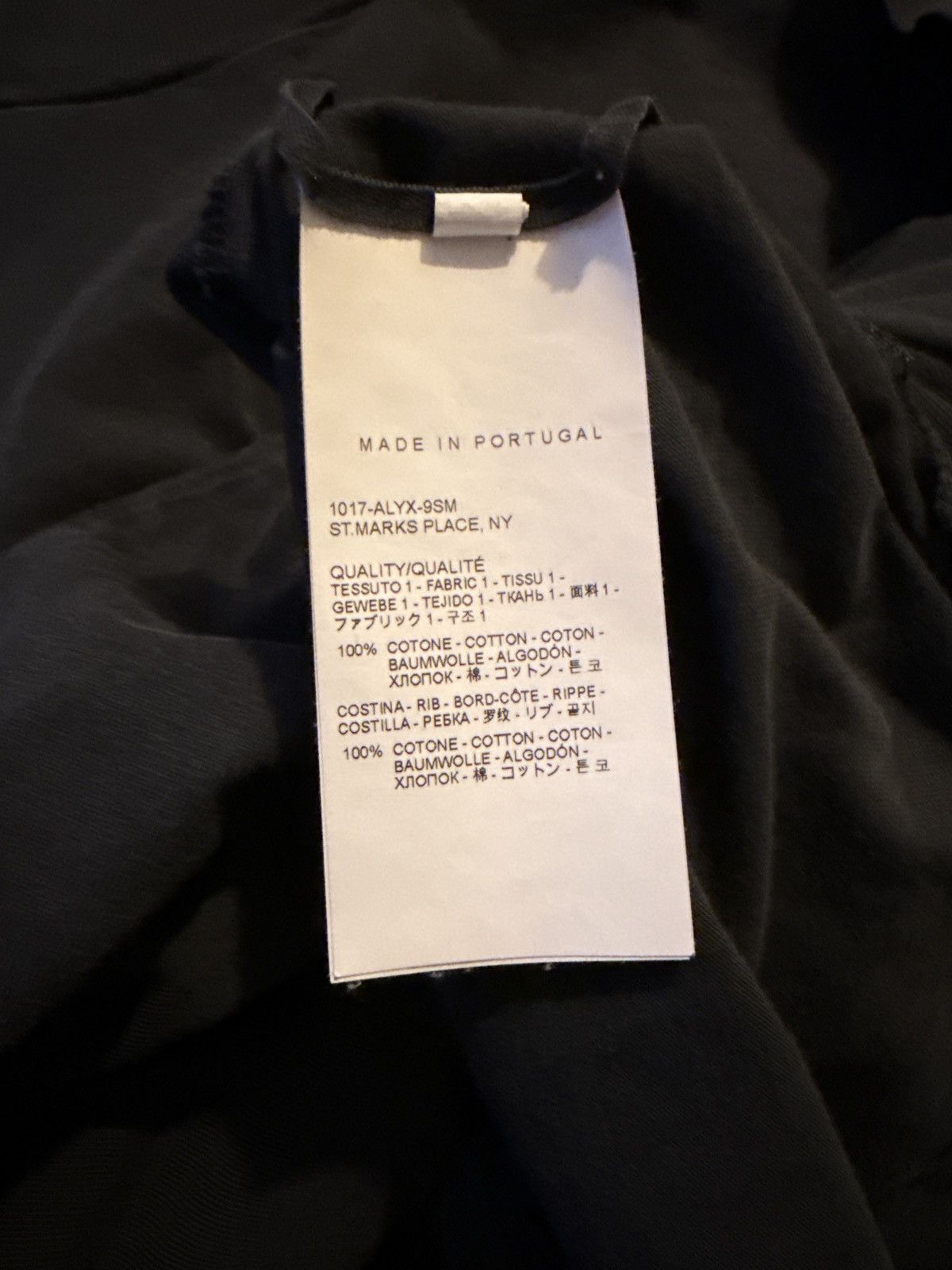 1017 ALYX 9SM 1017 Alyx 9sm Circular Letter Embroidered t-shirt Size US S / EU 44-46 / 1 - 4 Thumbnail