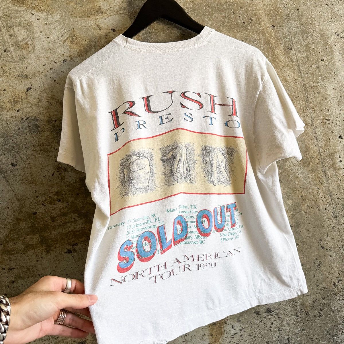 Vintage Vintage 90s Rush Presto North American Tour T Shirt Size US M / EU 48-50 / 2 - 6 Thumbnail