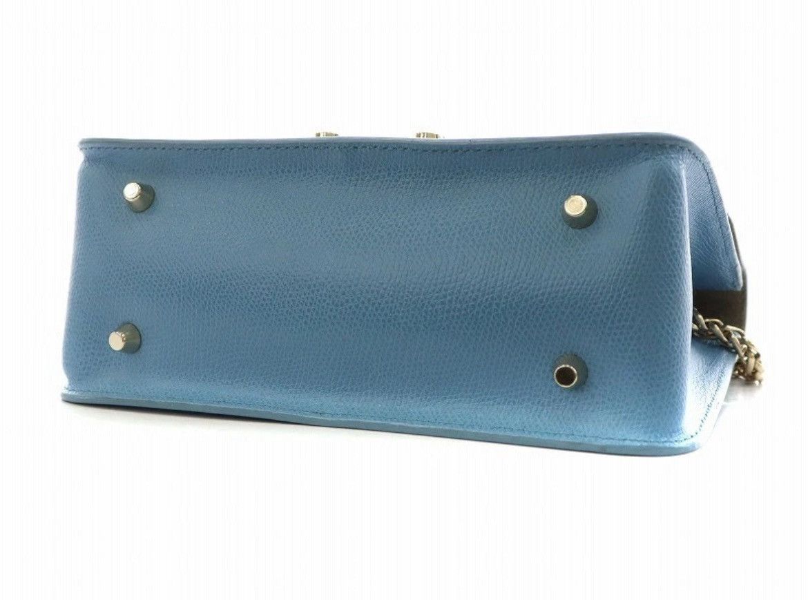 Furla Furla Metropolis Soft Leather Crossbody Bag - Muted Blue Size ONE SIZE - 4 Thumbnail