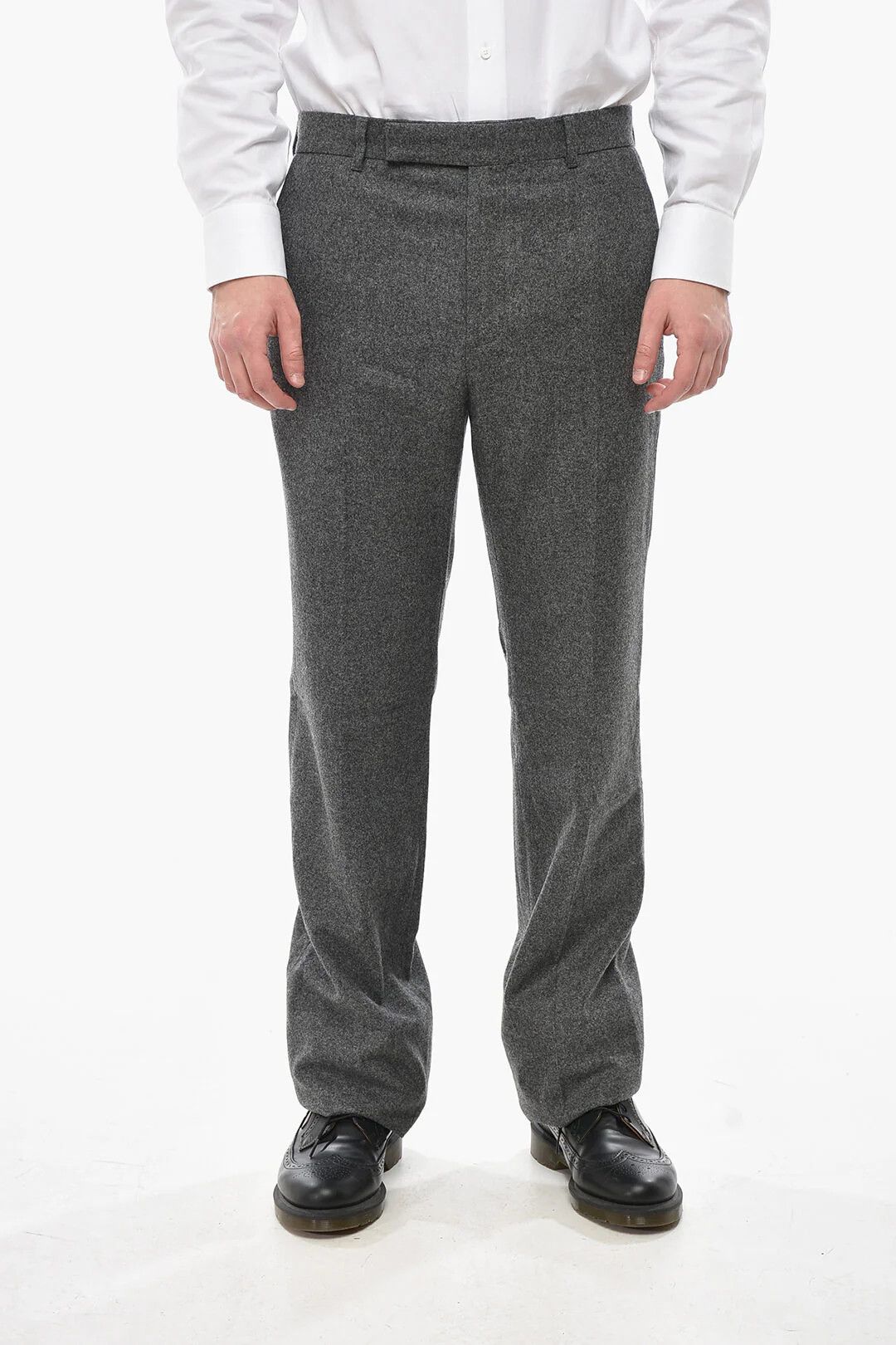 Givenchy og1mm0326 Wool-Flannel 4-Pocket Pant in Grey Size US 32 / EU 48 - 1 Thumbnail