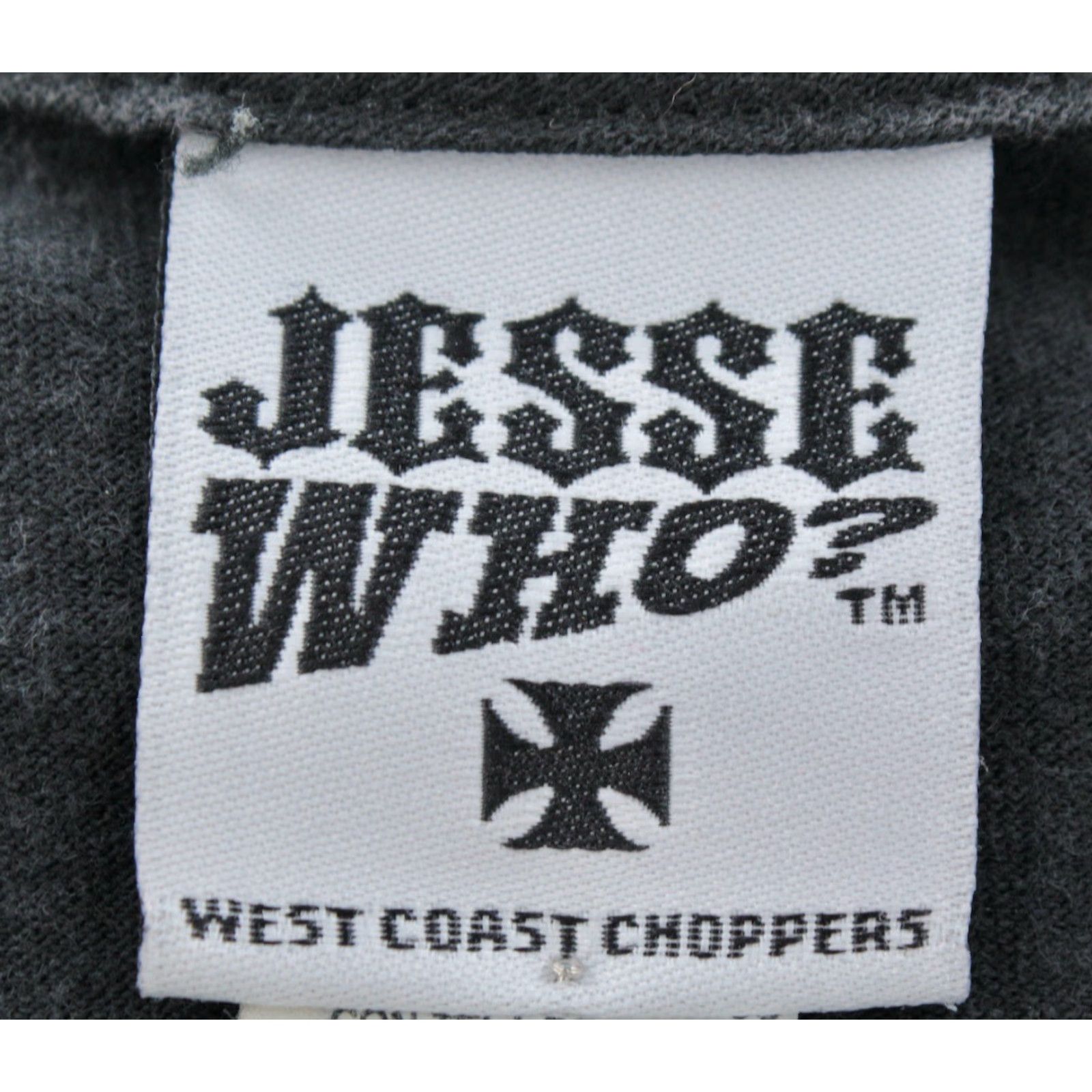 Vintage Mens Jesse Who? West Coast Choppers TShirt Shirt Adult M Black 2000s Graphic Tee 90s Decade Mens Size US M / EU 48-50 / 2 - 5 Thumbnail
