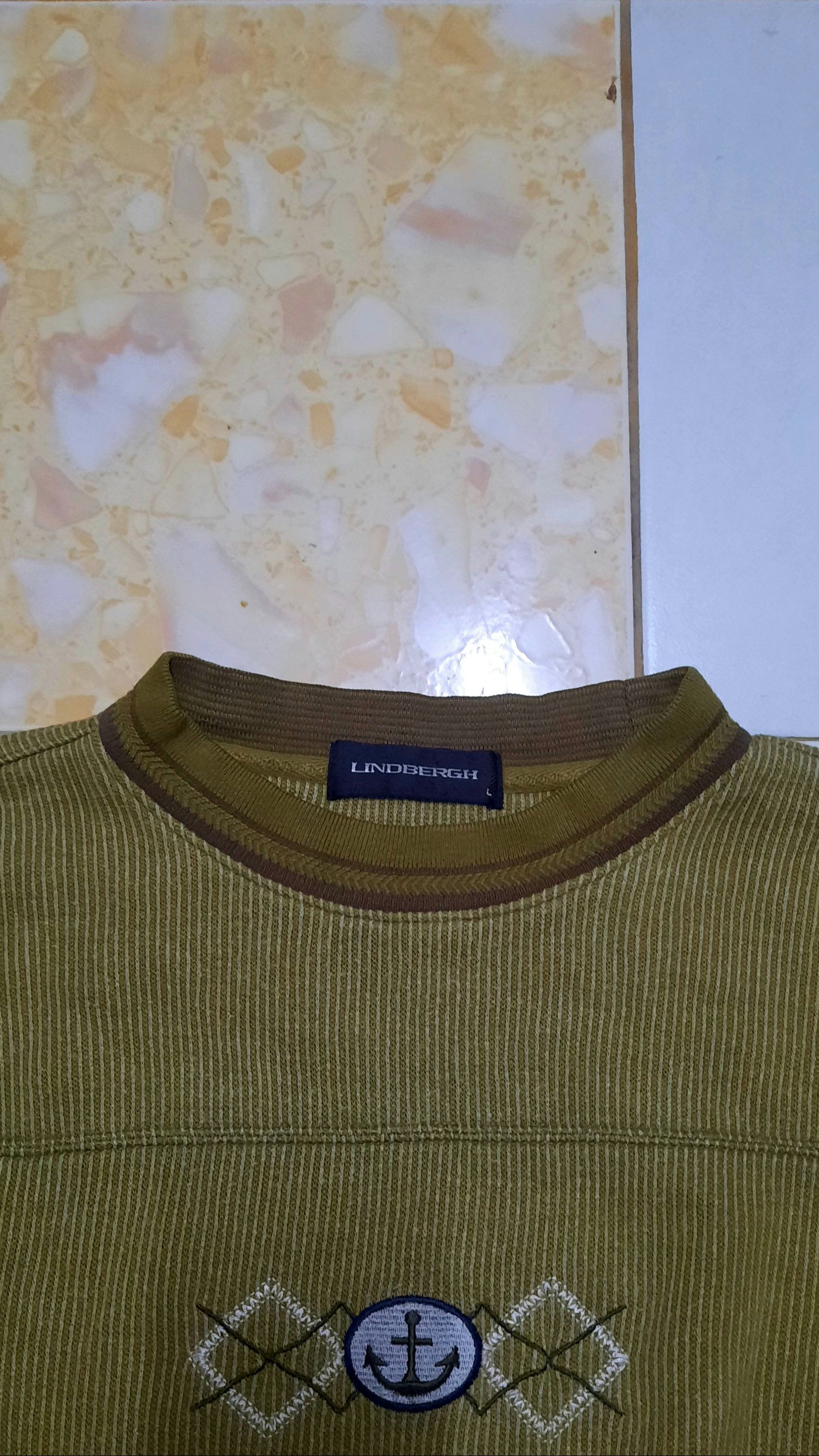 Japanese Brand × Lindbergh × Vintage Vintage linbergh hickory sweatshirt small logo Size US L / EU 52-54 / 3 - 2 Thumbnail