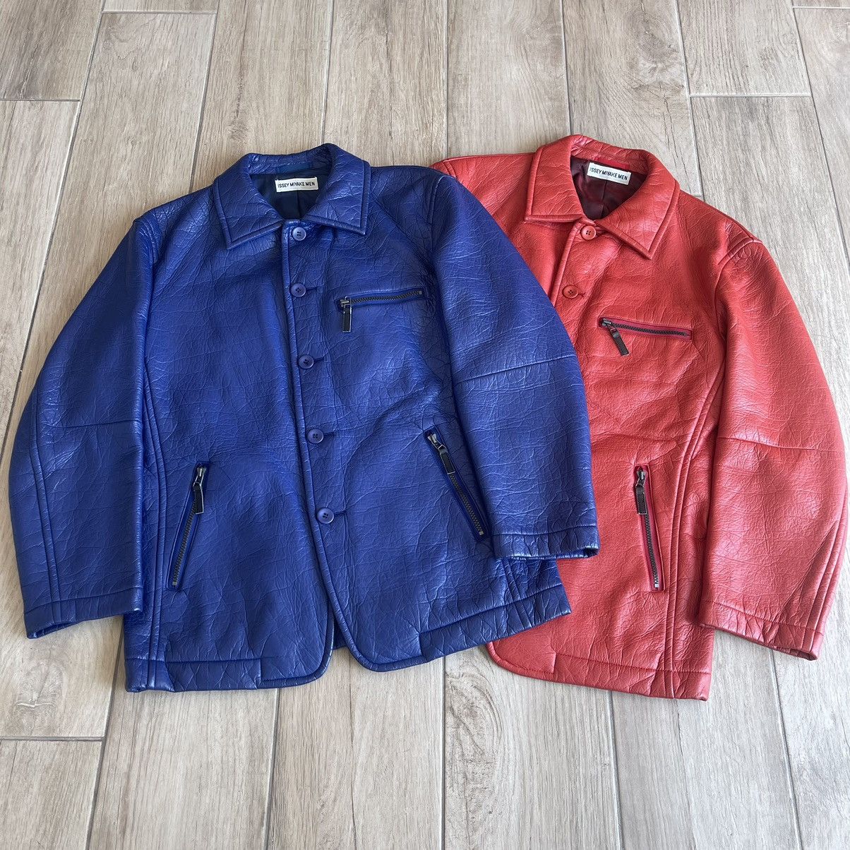 Issey Miyake Men AW1997 Eco Leather Utility Jacket Size US M / EU 48-50 / 2 - 3 Thumbnail