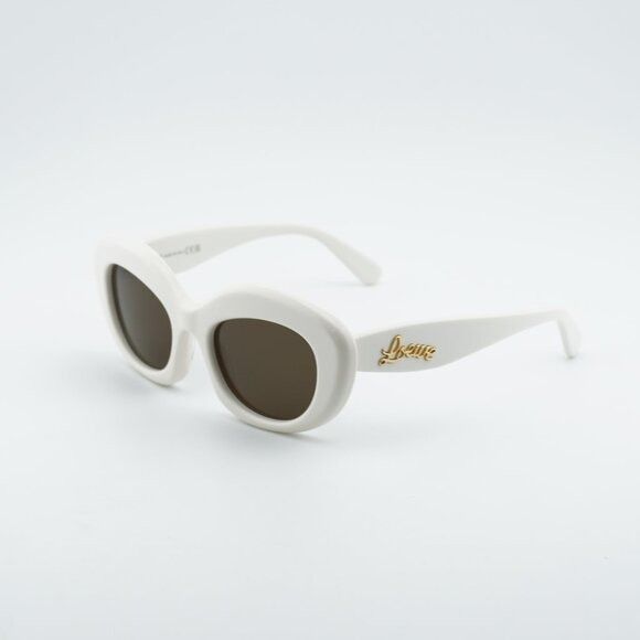 Loewe Loewe LW40153I 25E Sunglasses Ivory Cat Eye Frame, Brown Size ONE SIZE - 1 Thumbnail