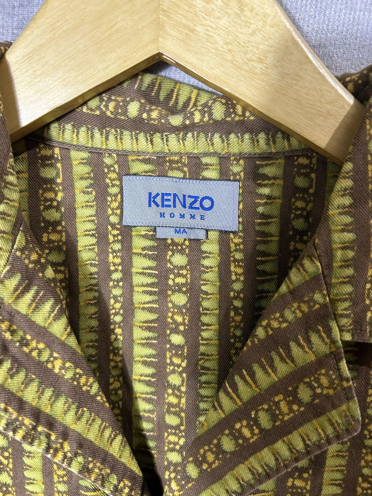 Japanese Brand × Kenzo × Vintage Rare Vintage Kenzo Design Buttons Shirt Size US L / EU 52-54 / 3 - 5 Thumbnail