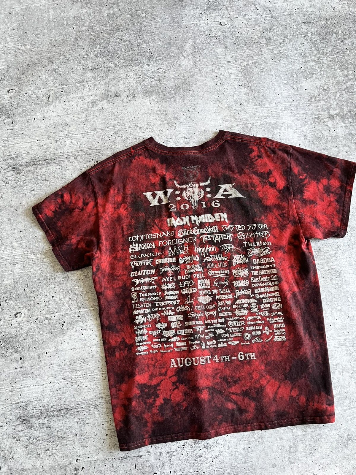 Iron Maiden Wacken Open Air 2016 Festival T-Shirt Tie-Dye iron maiden Size US L / EU 52-54 / 3 - 7 Thumbnail
