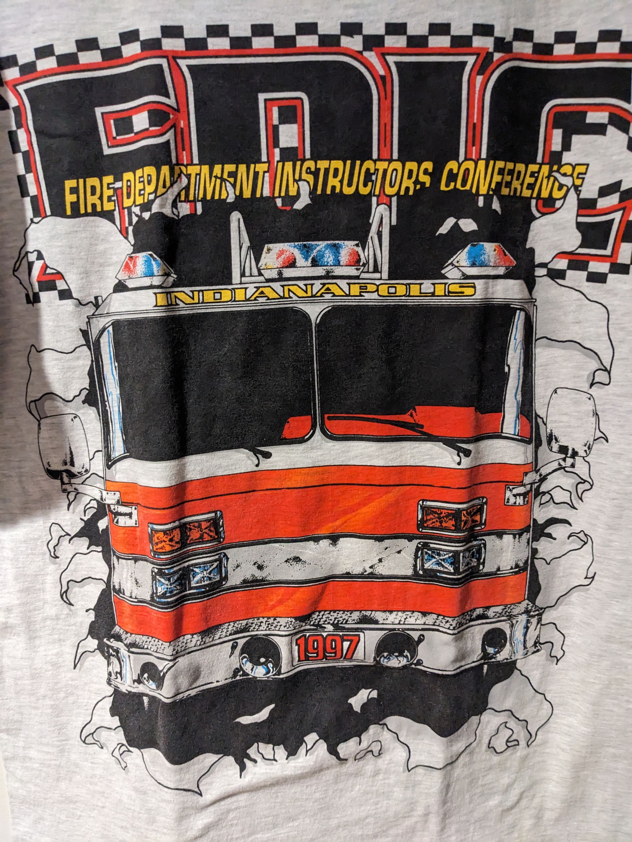 Other Vintage 1997 Fire Fighter Department Instructors T-Shirt Size US L / EU 52-54 / 3 - 2 Thumbnail