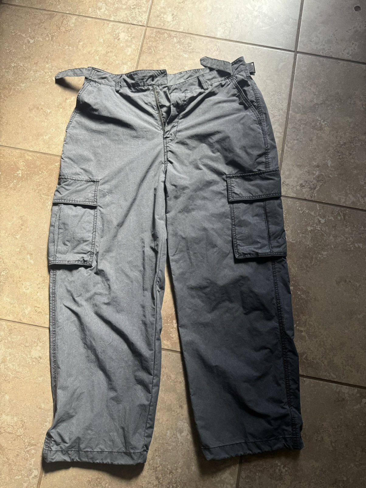 Juun.J Juun.j Gray Cargo Pants Size US 34 / EU 50 - 1 Thumbnail