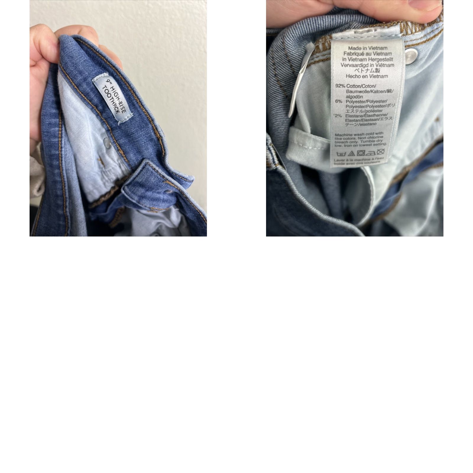 J.Crew J.CREW Jeans 9” High Rise Toothpick Medium Wash Blue 28x26 Size 28 Regular Women Skinny Denim Pants Size 28" / US 6 / IT 42 - 9 Thumbnail