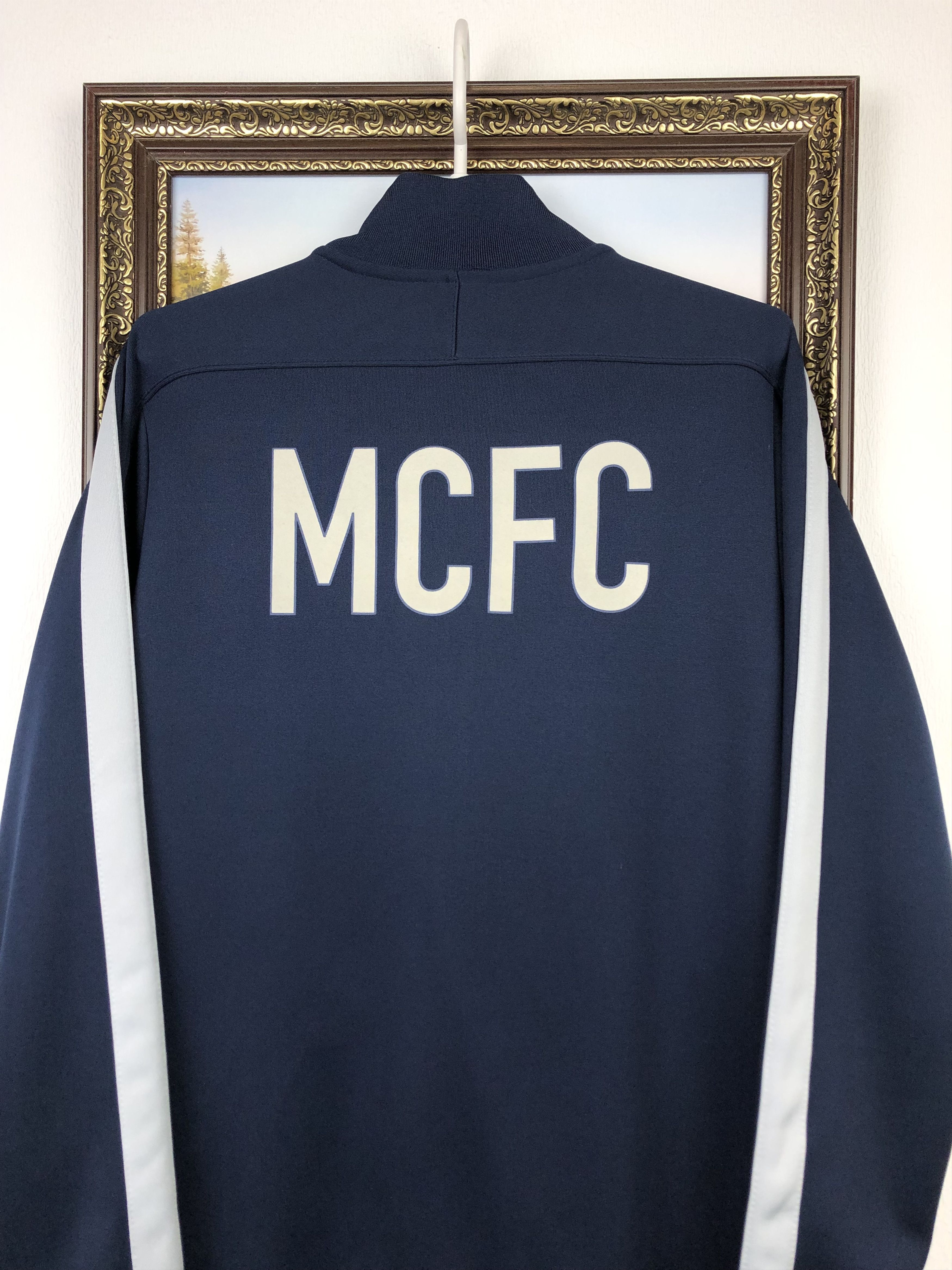 Nike Vintage Nike Manchester City Football Jacket Soccer Track Size US L / EU 52-54 / 3 - 11 Thumbnail