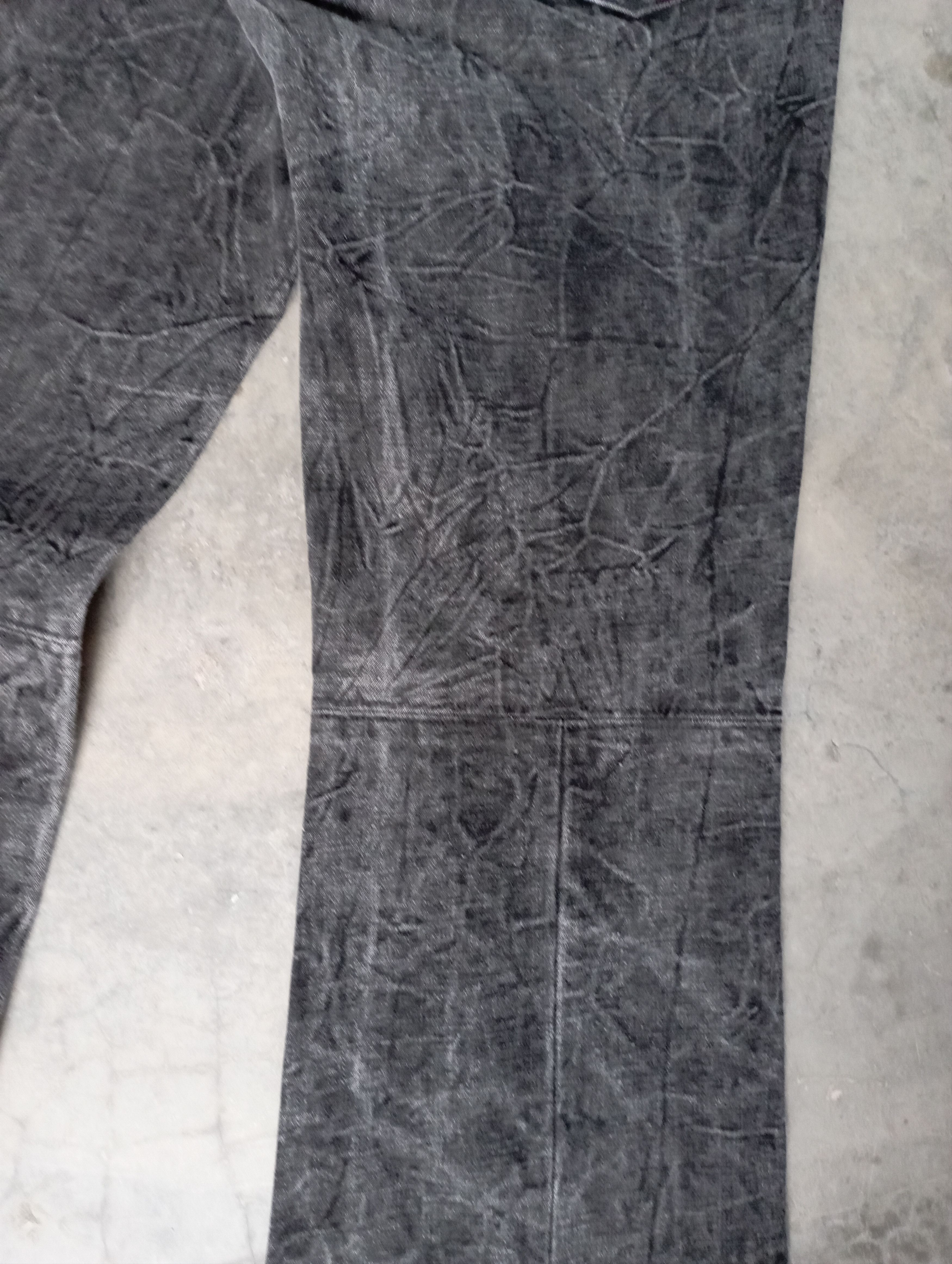 Nicole Club Flare Jeans Crazy Lightning Wash Faded Black Jpn Ng Ideboon Size US 27 - 11 Thumbnail