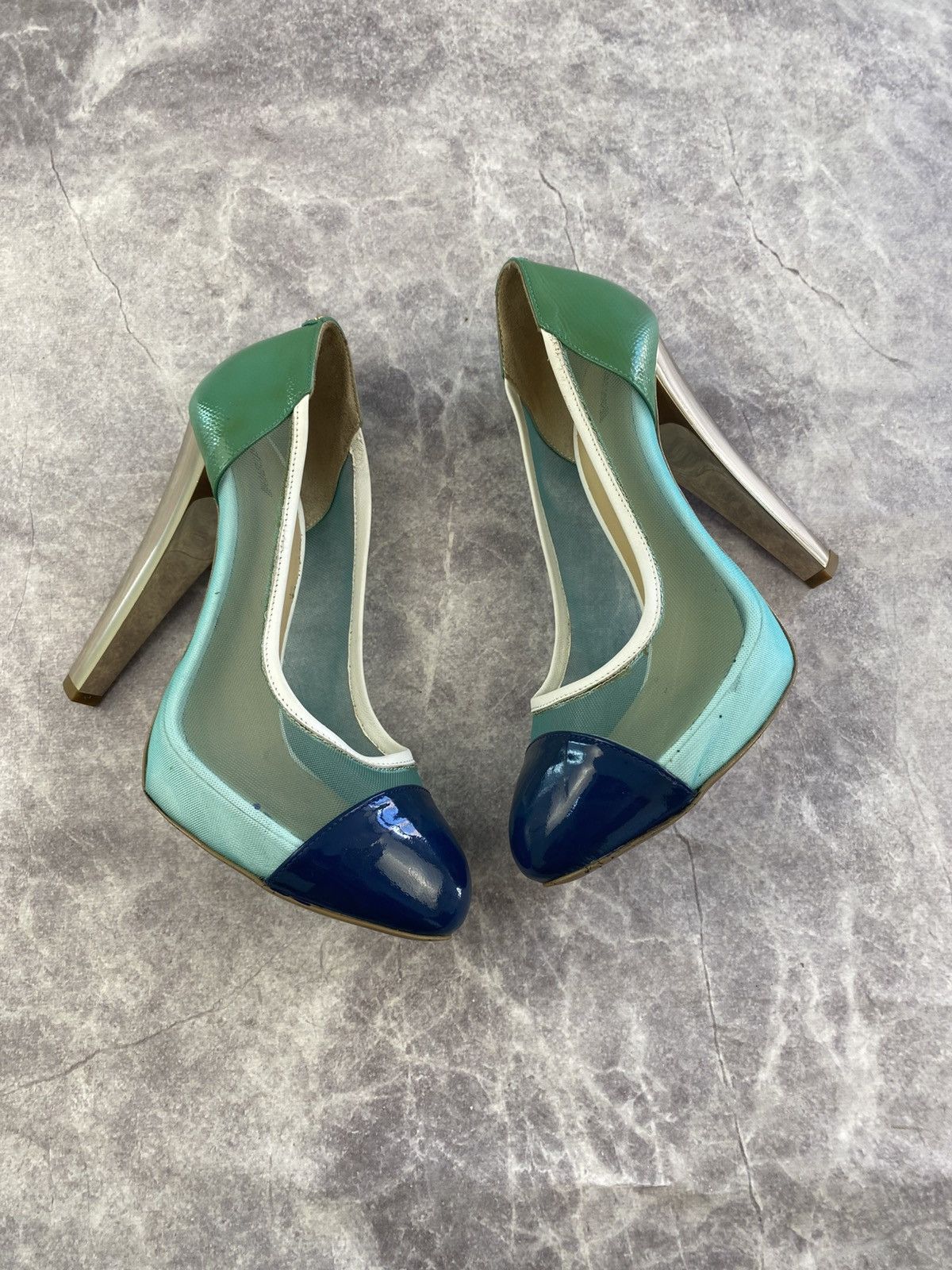 Just Cavalli Just Cavalli Transparent Heels with Leather details Size 39 Size US 9 / IT 39 - 1 Thumbnail