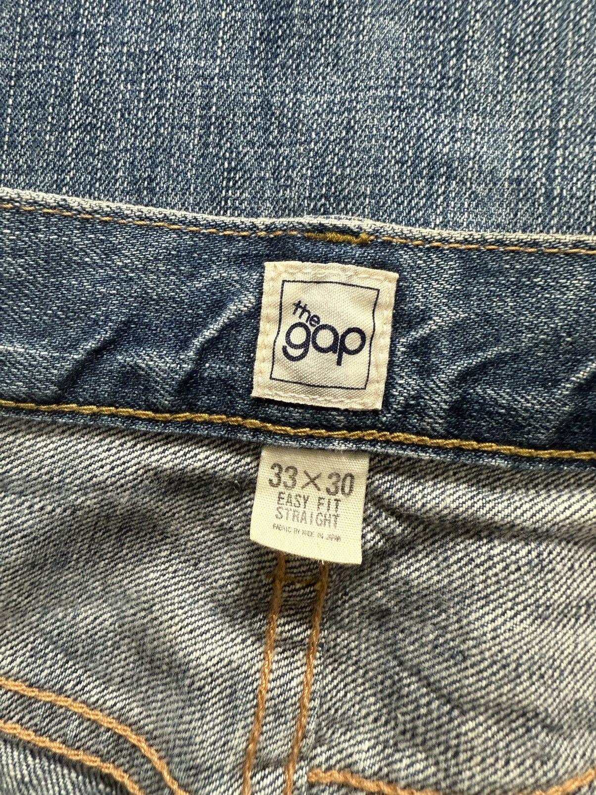Gap Vintage Y2K Gap Baggy Distressed Nice Design Denim Jeans Size US 33 - 23 Thumbnail