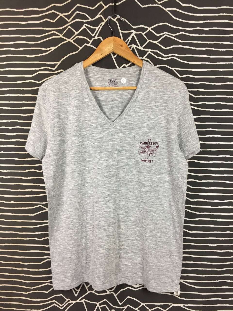 Lee Vtg Lee Union Made Kansas Workwear Graphic Pocket Tee Size US L / EU 52-54 / 3 - 1 Thumbnail