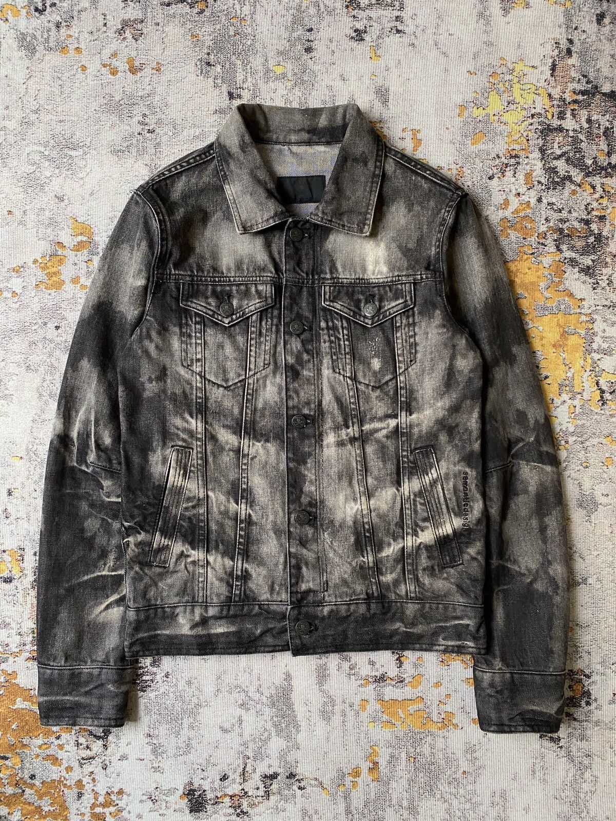 Roen Roen X Semantic Design Bleached Distressed Denim Jacket Size US M / EU 48-50 / 2 - 4 Thumbnail