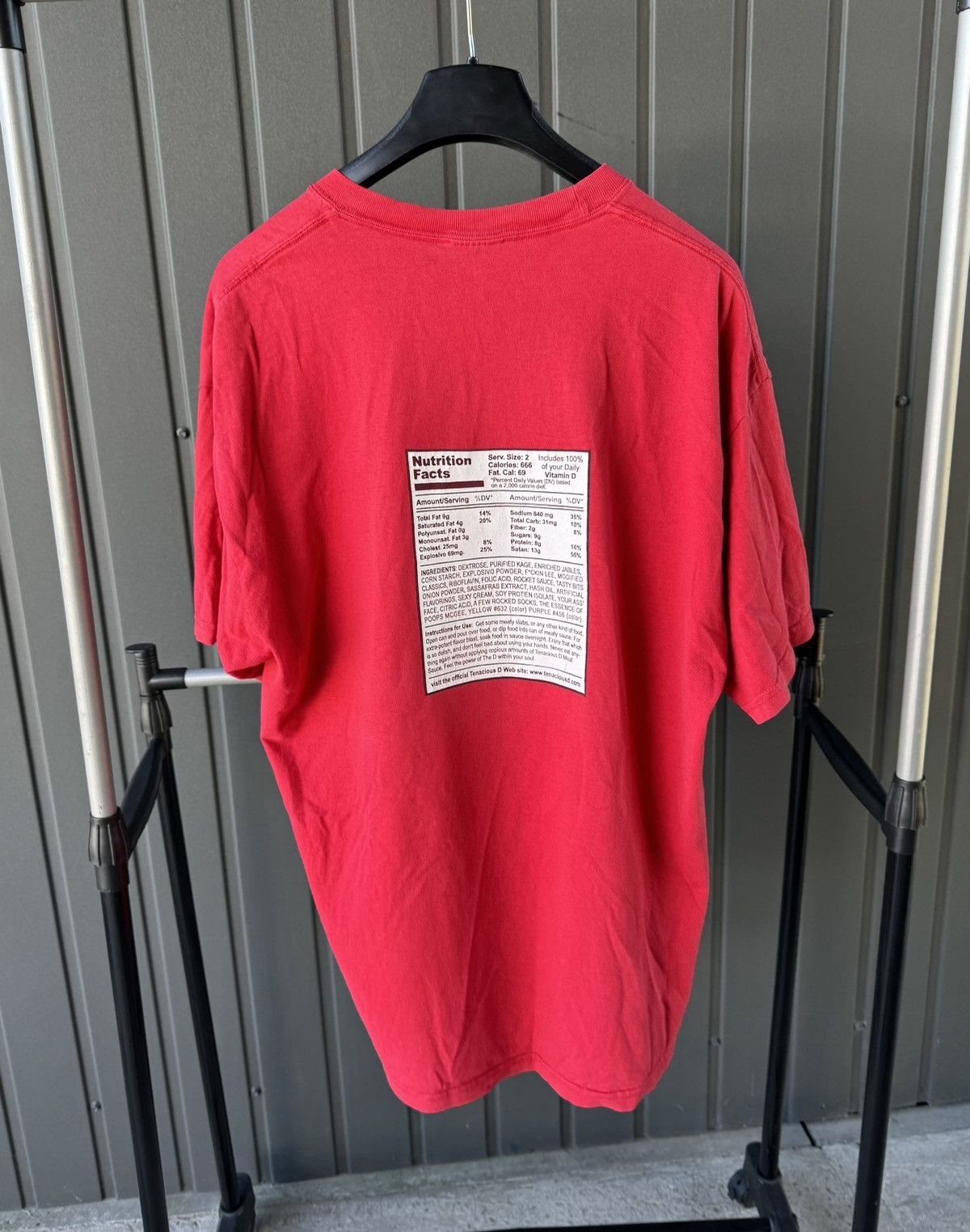 Band Tees × Vintage Vintage 2000s Tenacious D Meat Sauce T Shirt Devil Y2K Size US XL / EU 56 / 4 - 2 Thumbnail