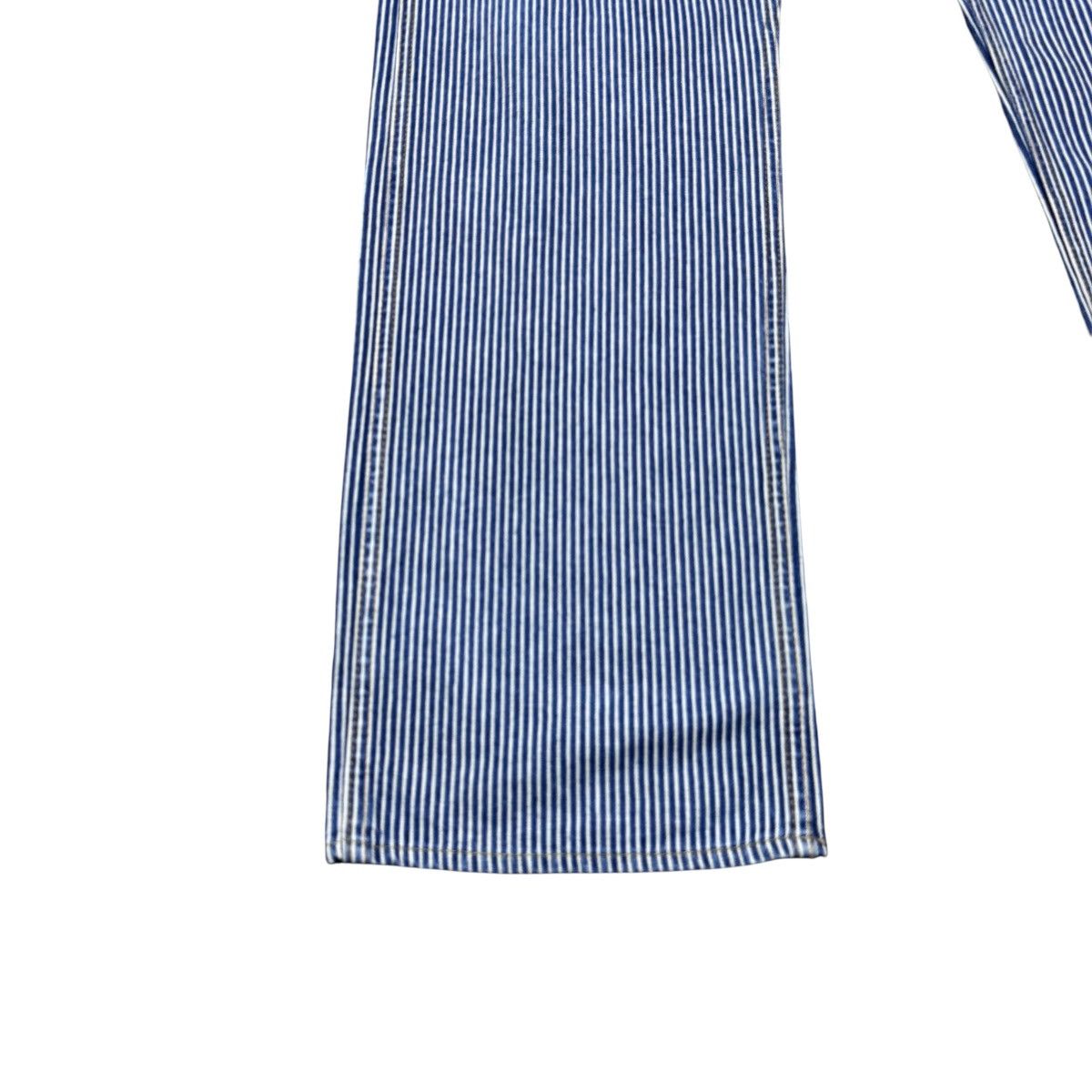Hysteric Glamour Hysteric Glamour Kinky Hickory Striped Carpenter Pants Size US 32 / EU 48 - 8 Thumbnail