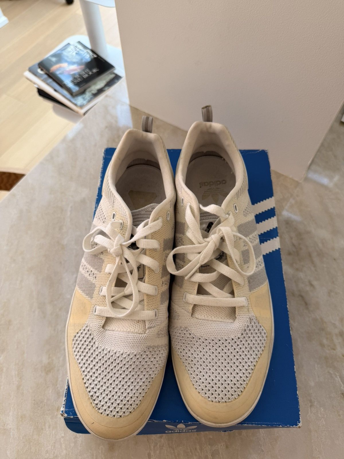 Adidas × Palace Adidas Palace Pro Primeknit White Size US 10.5 / EU 43-44 - 4 Thumbnail