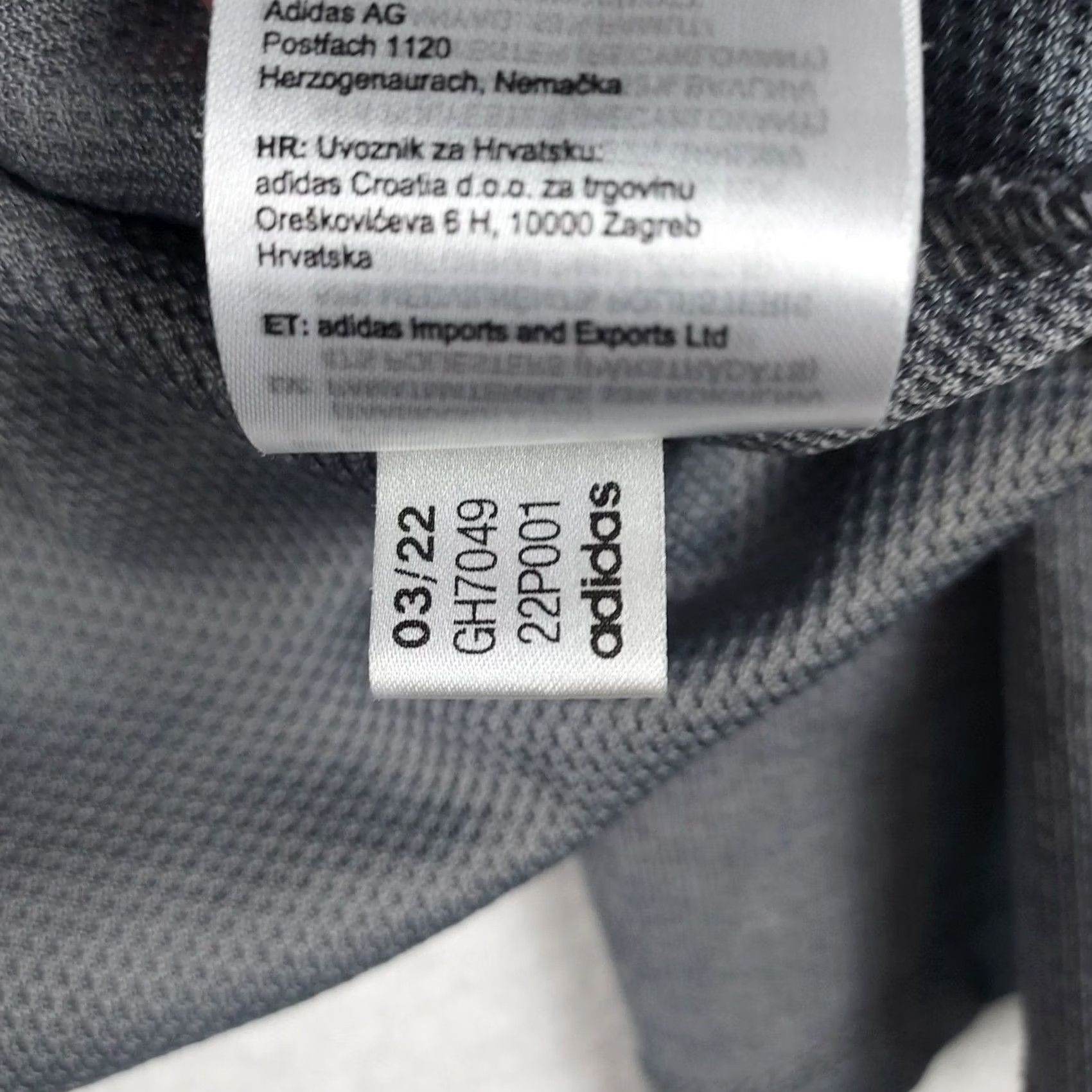 Adidas Adidas Pullover Quarter Zip Mock Neck Mens XL Gray Long Sleeve Sweatshirt Sports Logo Primegreen Size US XL / EU 56 / 4 - 6 Thumbnail