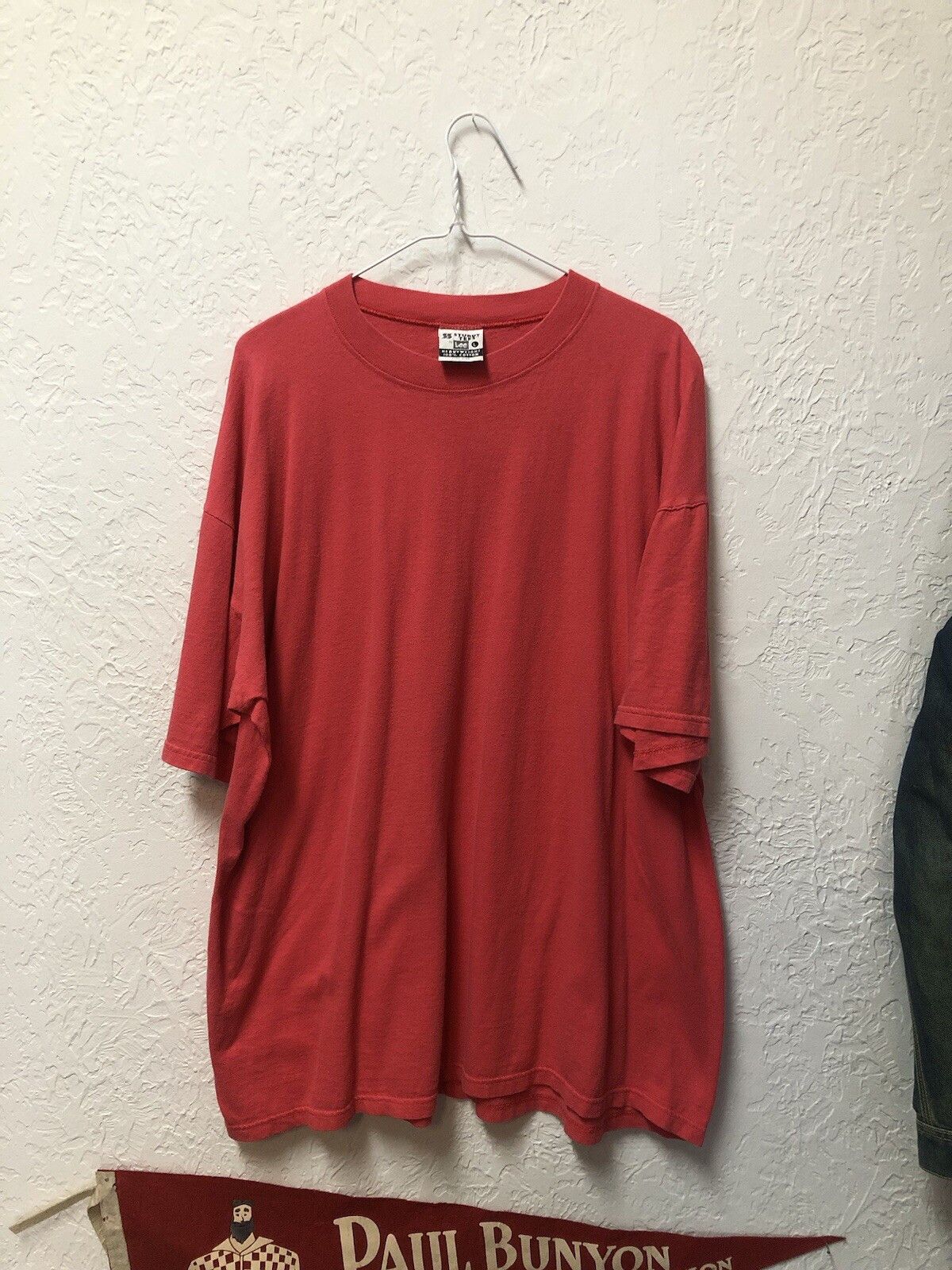 Lee × Vintage Lee Sturdy Tees T Shirt Blank Cotton Faded USA Large / XL Size US XL / EU 56 / 4 - 1 Thumbnail