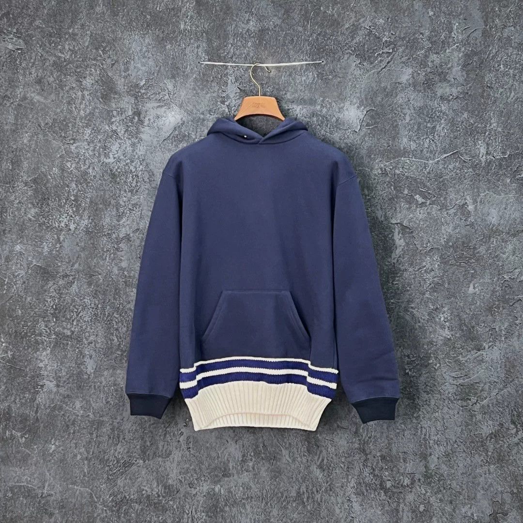 Maison Margiela Maison Margiela Cotton Blue Hoodie l Men Size US L / EU 52-54 / 3 - 1 Thumbnail