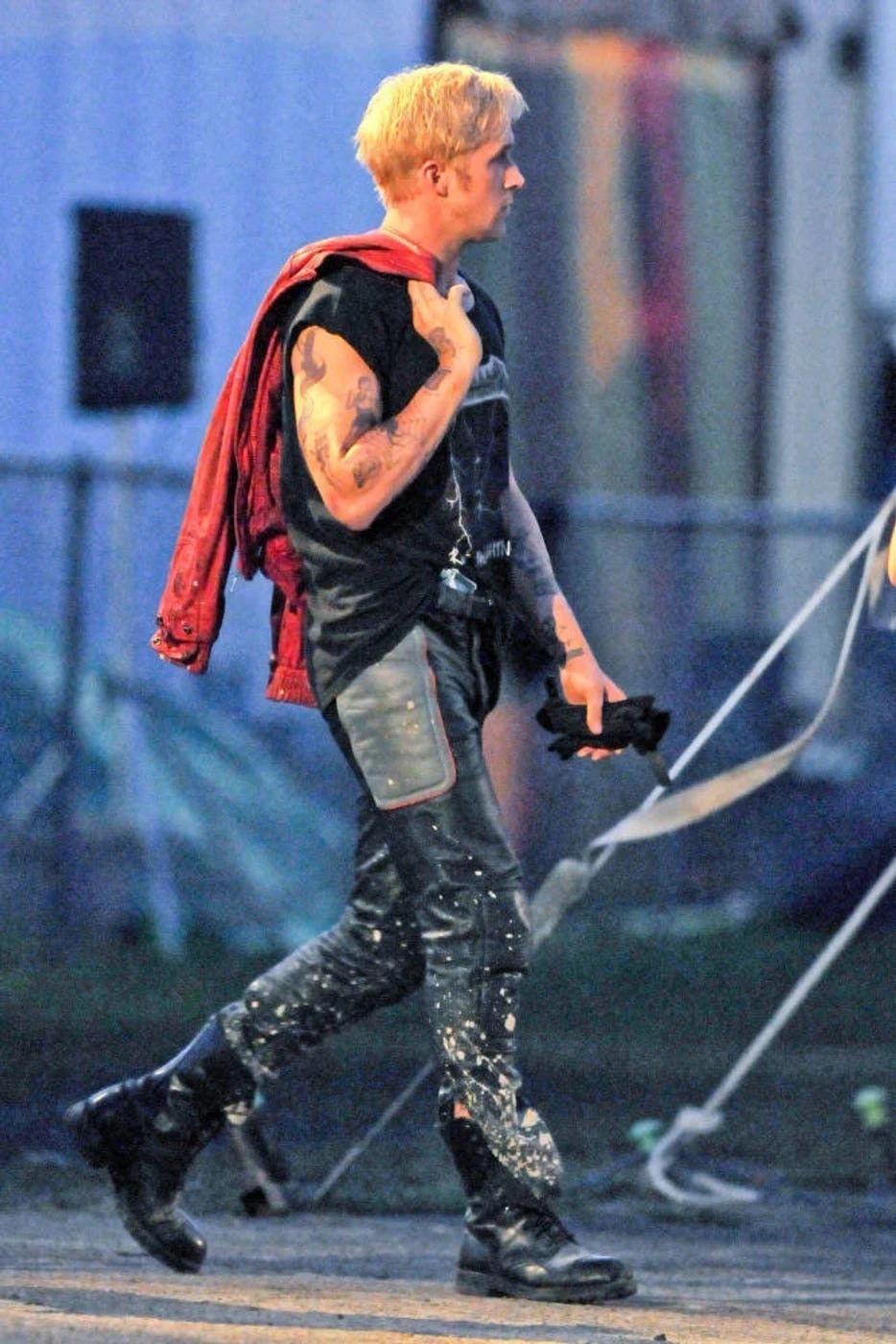 Genuine Leather “Place Beyond The Pines” lookalike Leather Moto Pants 🔥🔥🔥 Size US 34 / EU 50 - 3 Thumbnail