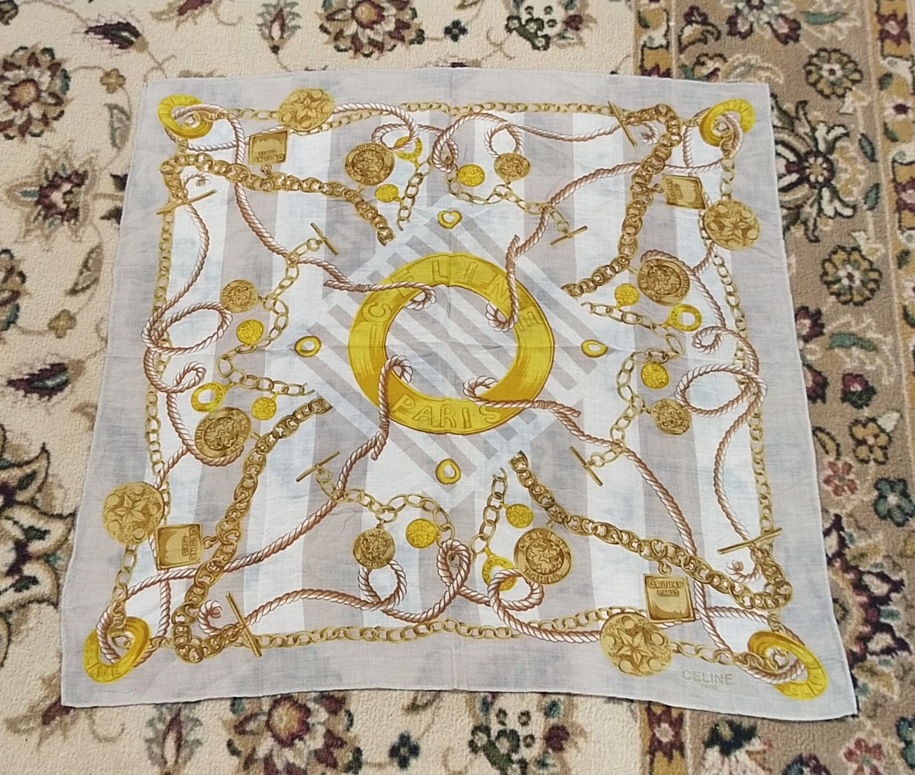 Celine FINAL💥 DROP CELINE HANDKERCHIEF💥 Size ONE SIZE - 3 Thumbnail