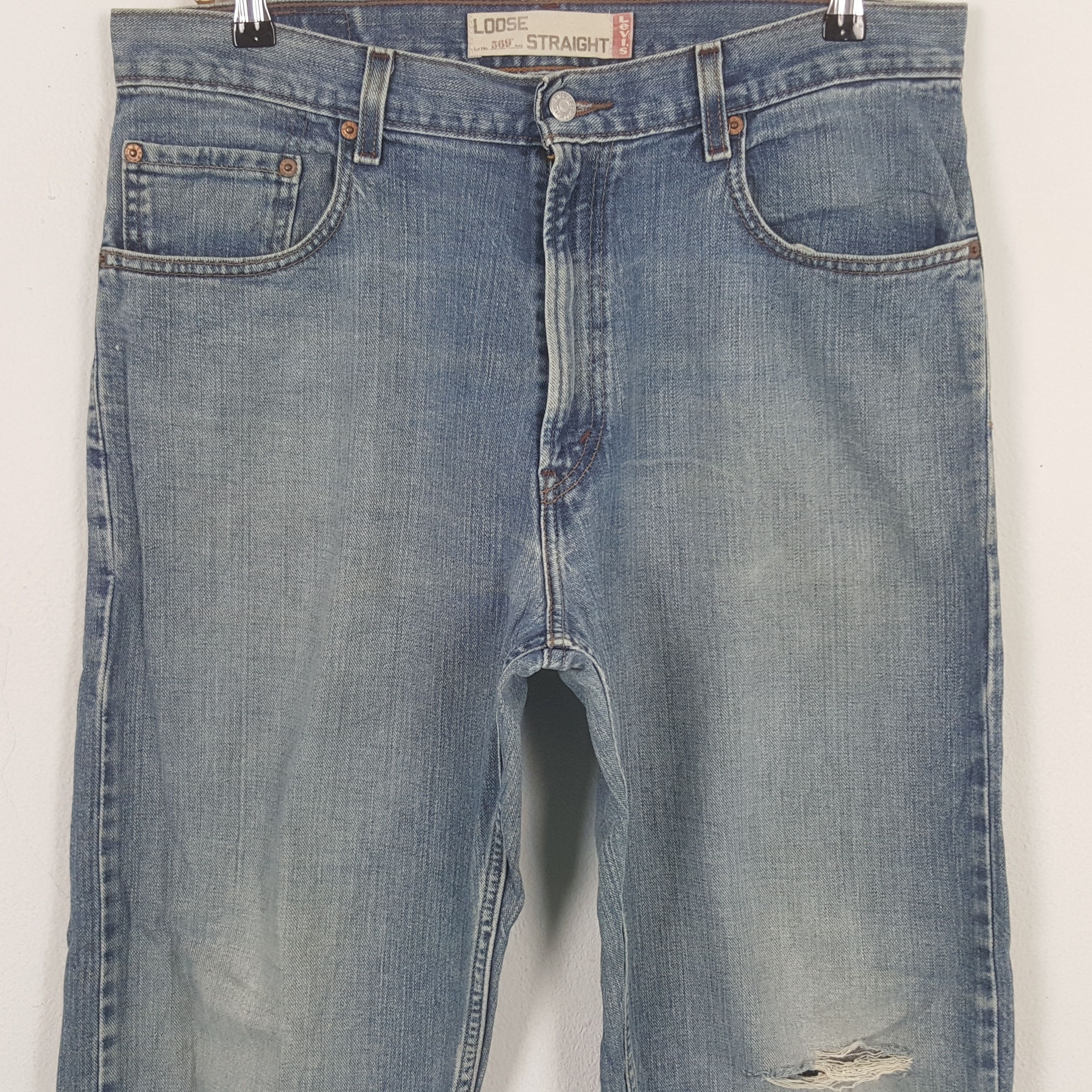 Levi's × Vintage Vintage Levi's Loose Straight Denim Jeans Size US 33 - 2 Thumbnail