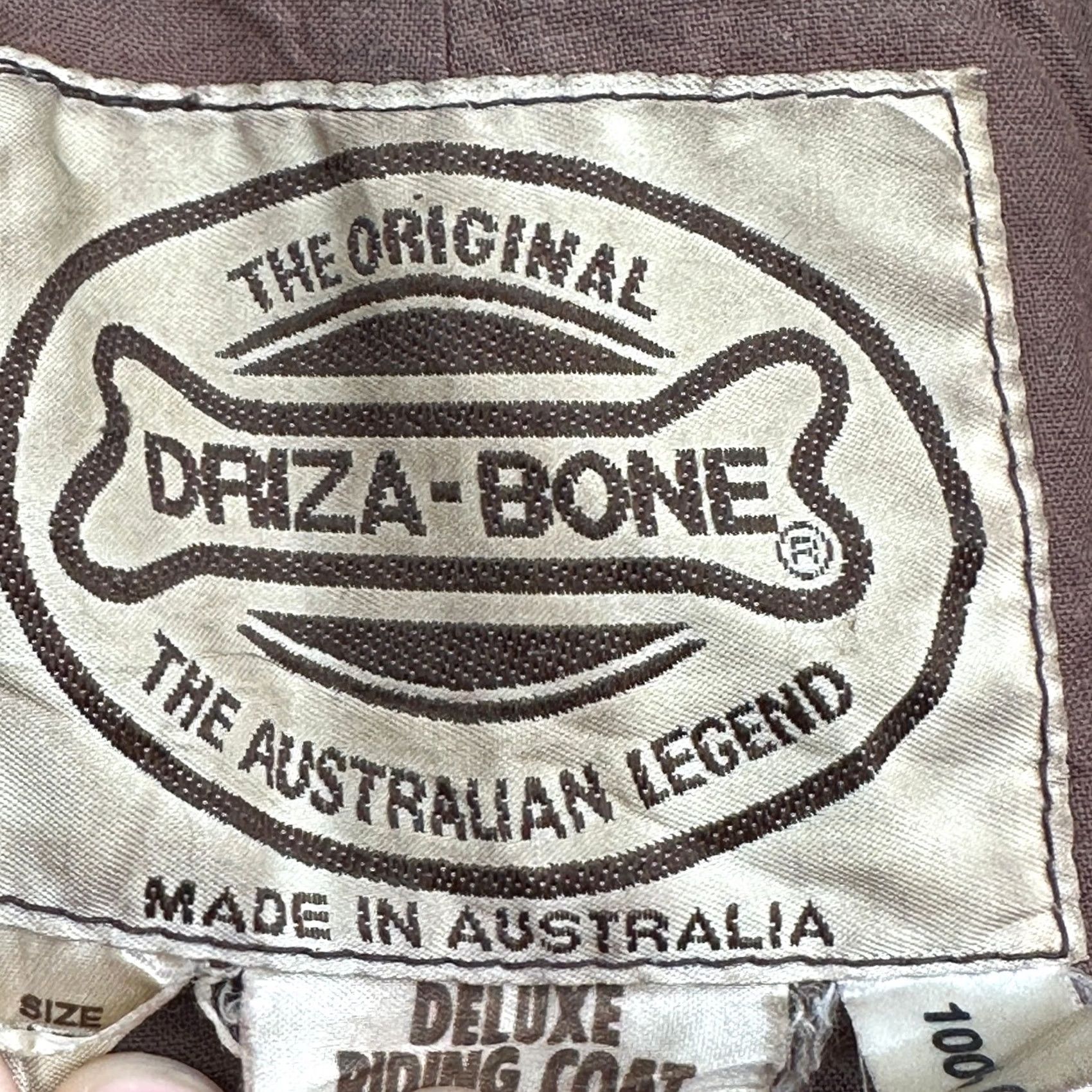 Vintage Driza Bone Australia Waxed Cotton Trench Riding Coat Mens XL 7 Brown Snap Size US XL / EU 56 / 4 - 3 Thumbnail