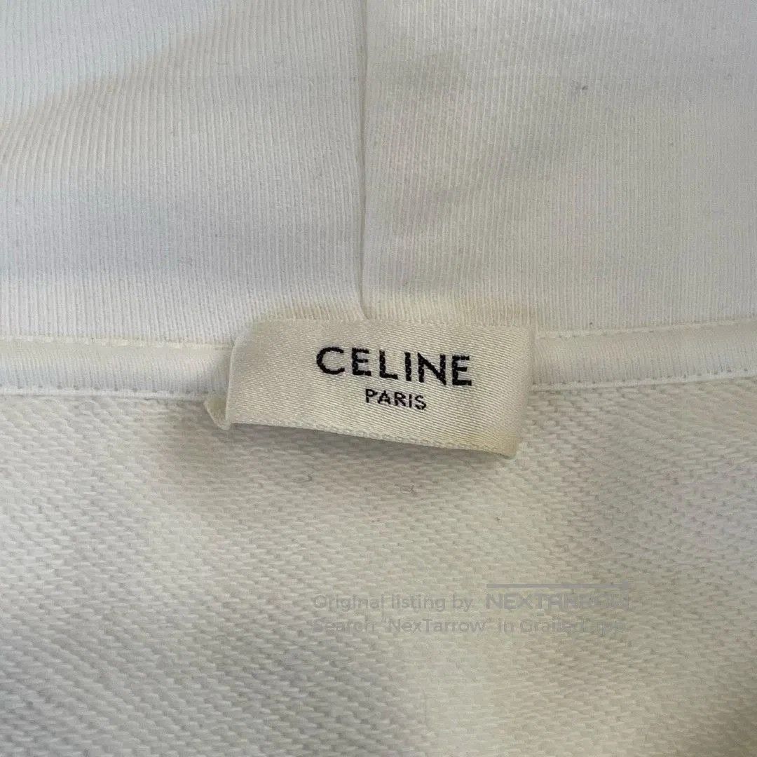 Celine Celine White Logo Sweatshirt. Size US XXL / EU 58 / 5 - 5 Thumbnail