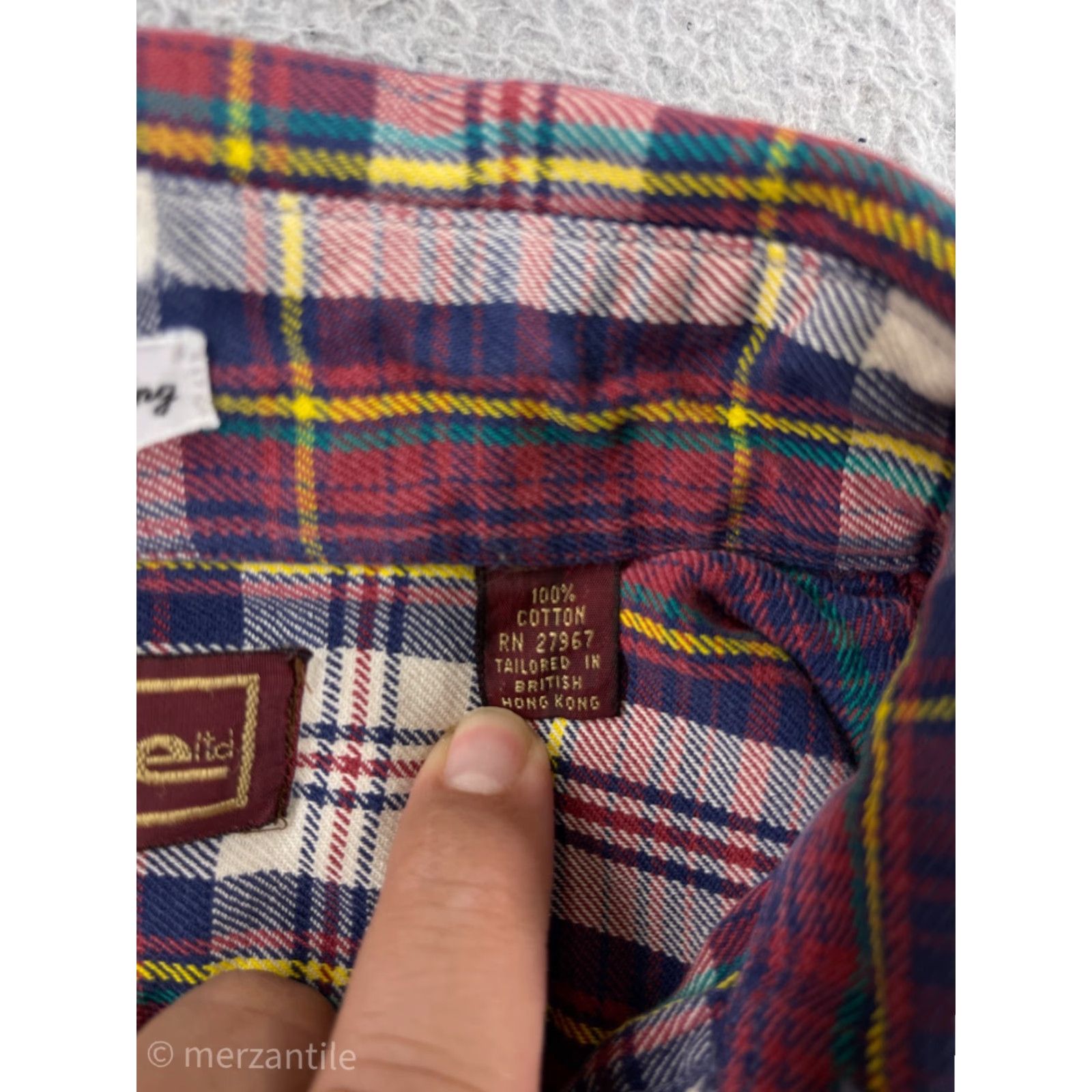 Vintage VINTAGE Thorpe Shirt Mens Medium Red Plaid 100% Cotton Flannel Button-Up with Pockets - Casual Workwear Mens M Red Plaid Shirt Size US M / EU 48-50 / 2 - 6 Thumbnail