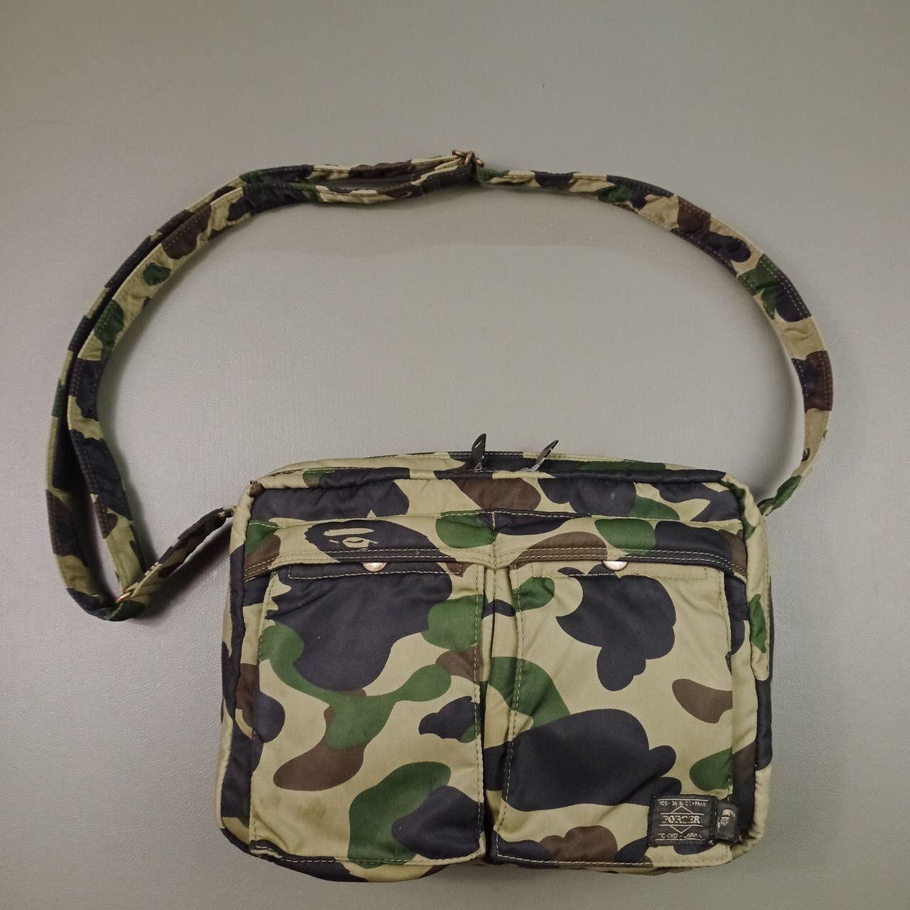 ●未使用級●　PORTER　A BATHING APE　TANKER　カモフラ PORTER TANKER × A BATHING APE 迷彩 カモフラ