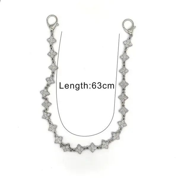 Jewelry Silver Men's Chain Accessory with Clasp, Stylish Chain Size ONE SIZE - 5 Thumbnail