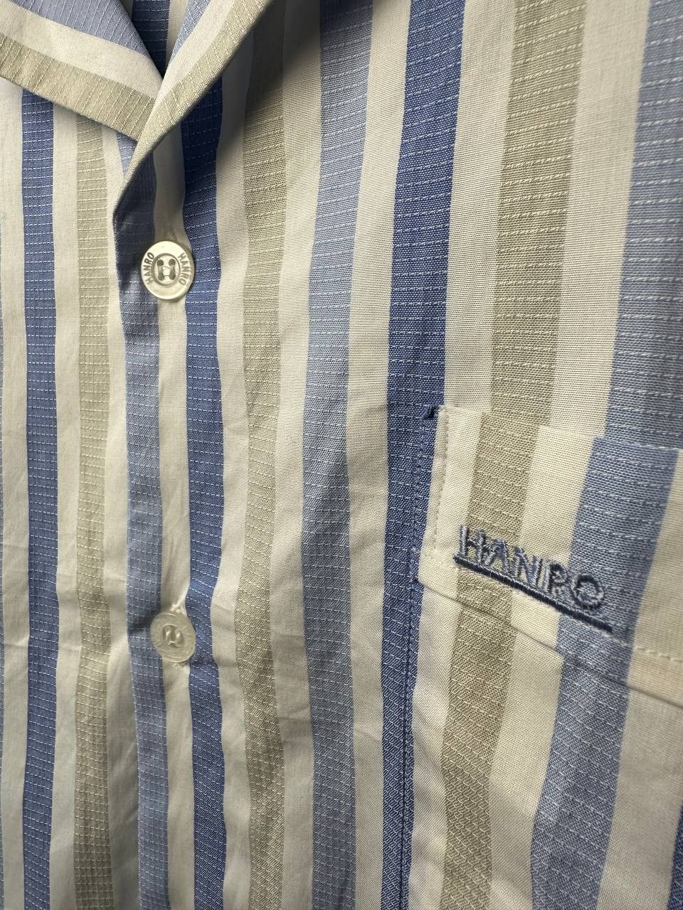 Hanro Hanro of Switzerland Vintage Striped Cotton Shirt Button Size US M / EU 48-50 / 2 - 8 Thumbnail