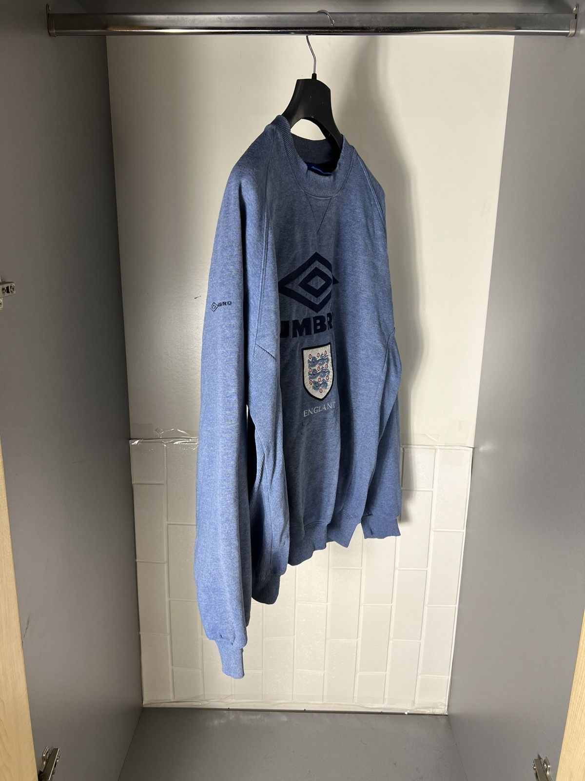 VERY RARE UMBRO ENGLAND MANCHESTER RETRO SOCCER SWEATSHIRT