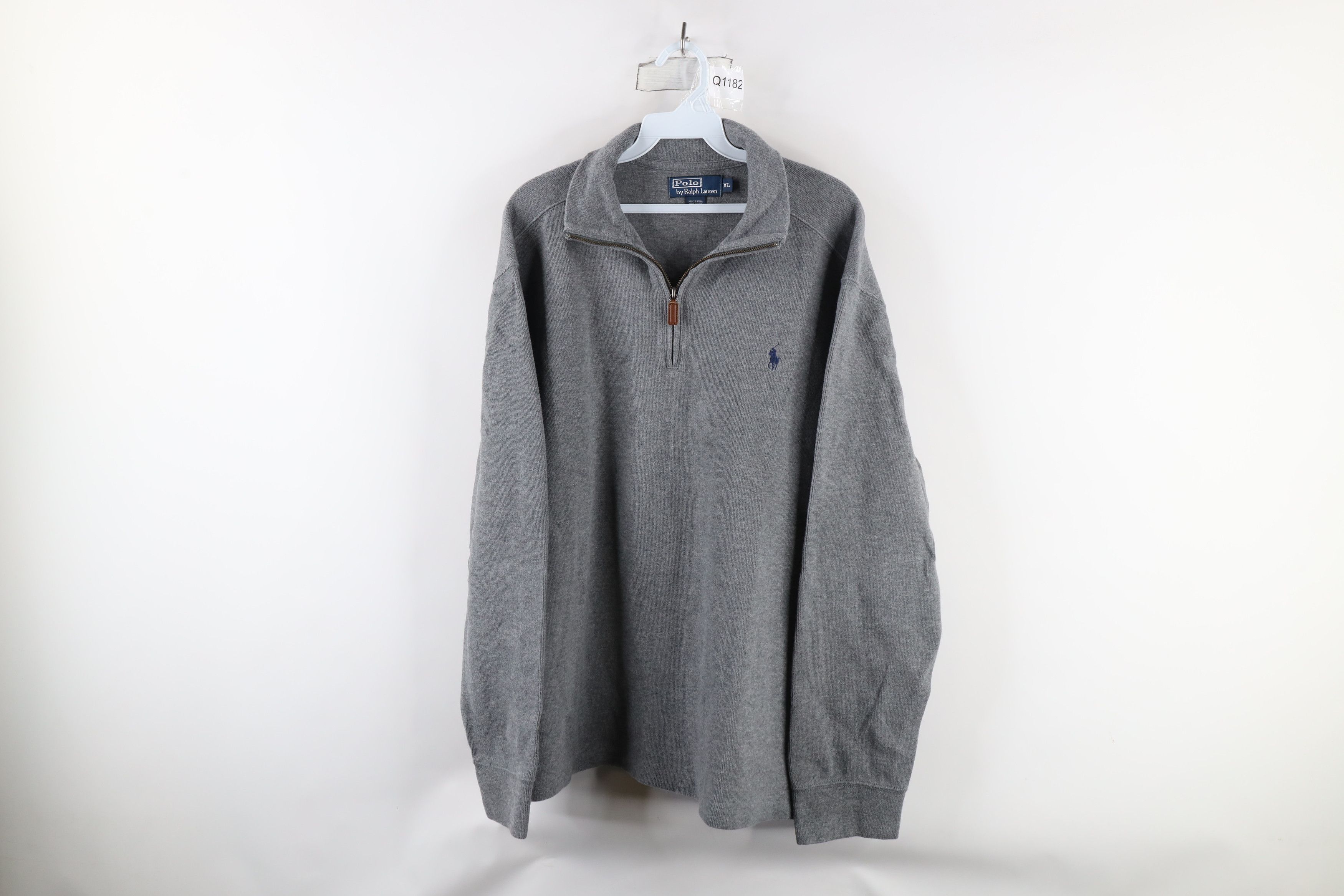 Ralph Lauren × Vintage Vintage 90s Ralph Lauren Knit Half Zip Pullover Sweater Size US XL / EU 56 / 4 - 1 Thumbnail