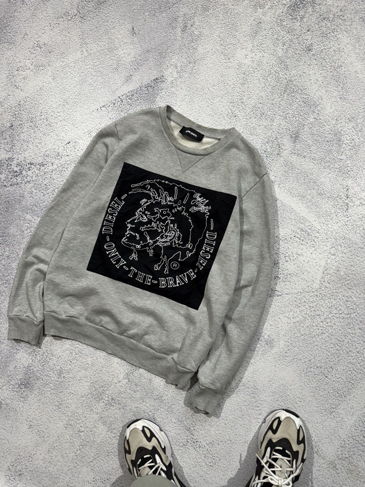 Diesel × Japanese Brand × Vintage Vintage Diesel sweatshirt Japanese brand Big Center logo S Size US S / EU 44-46 / 1 - 2 Thumbnail