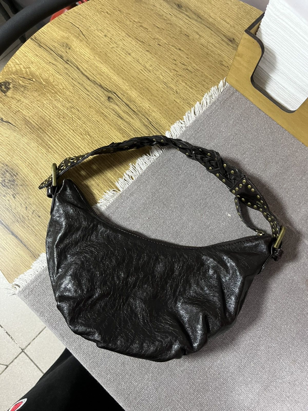 Hysteric Glamour × Japanese Brand Vintage Leather Handle Bag Size ONE SIZE - 2 Thumbnail