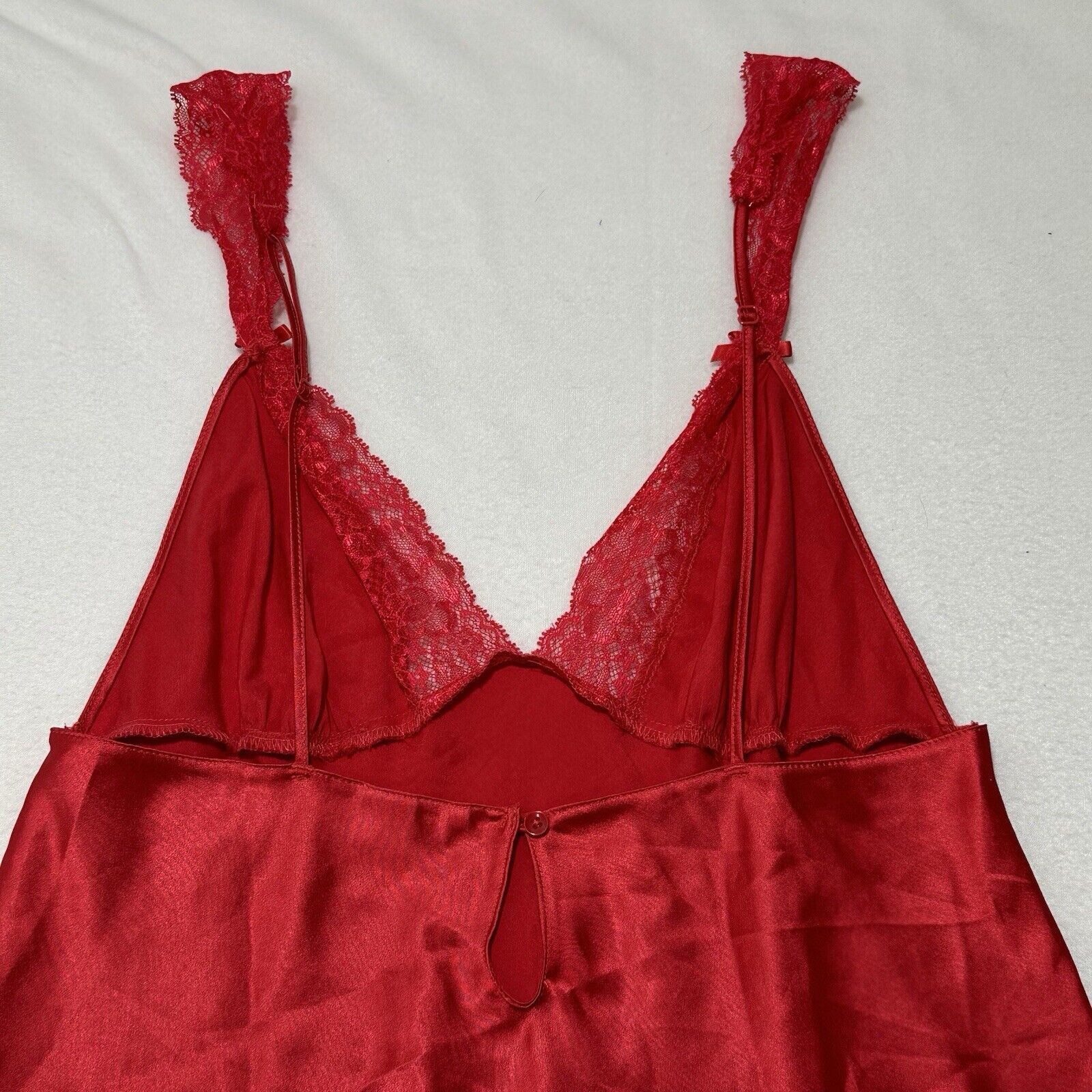 Victoria's Secret Victoria's Secret Medium Satin Slip Dress Babydoll Pajamas Size ONE SIZE - 11 Thumbnail