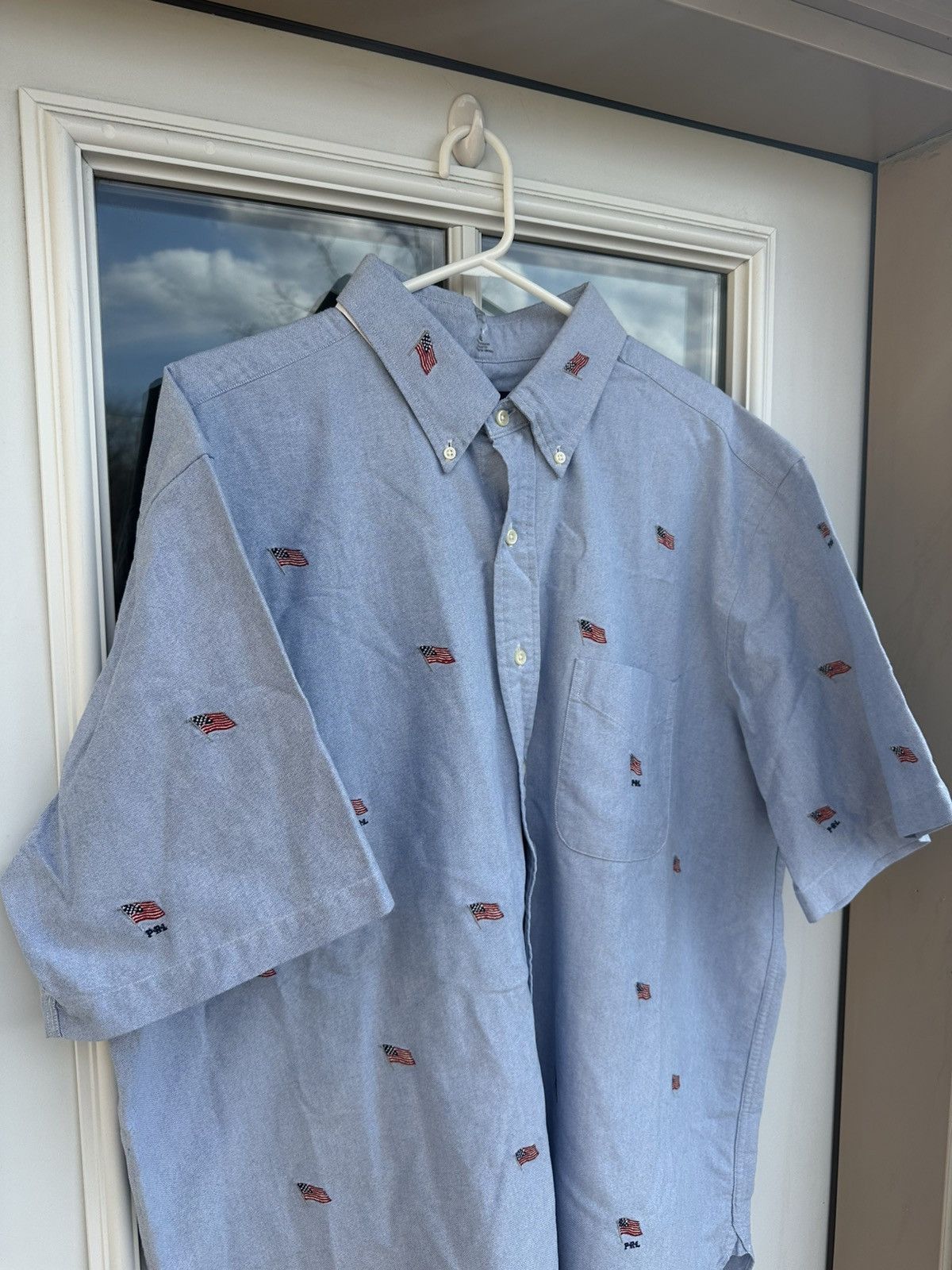 Polo Ralph Lauren × Ralph Lauren Polo Ralph Lauren USA Flag Logo Monogram shirt short sleeve Size US XXL / EU 58 / 5 - 2 Thumbnail