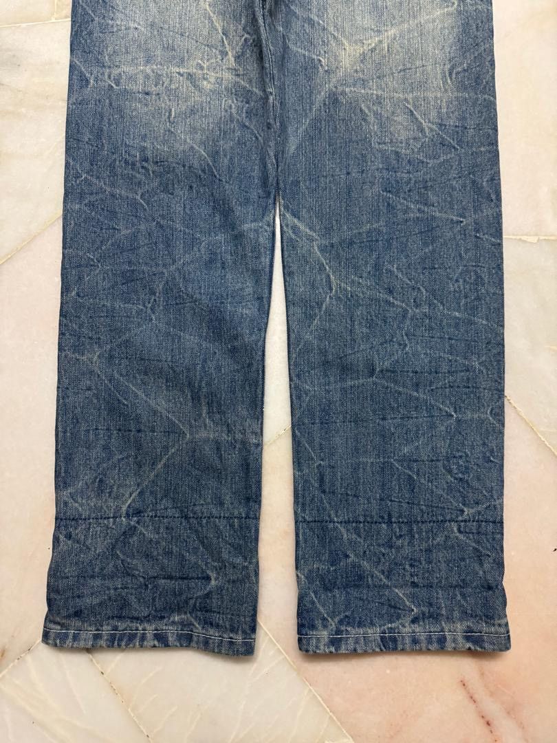 Undercover 💥Double Waist💥Vintage 90’s Japanese Whisker Distressed Rare Size 31" - 20 Thumbnail