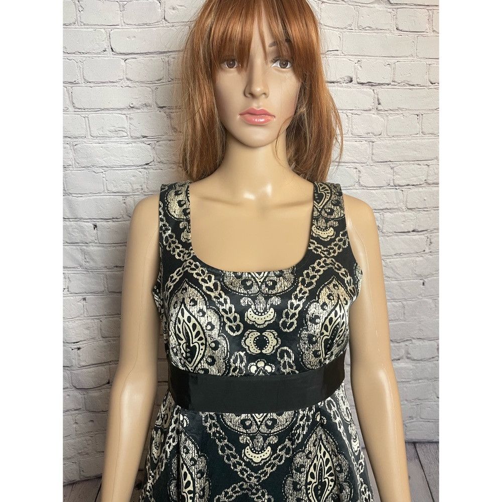 Moschino Moschino Jeans Black And Beige Donna Bubble Dress Size 6 Size M / US 6-8 / IT 42-44 - 2 Thumbnail