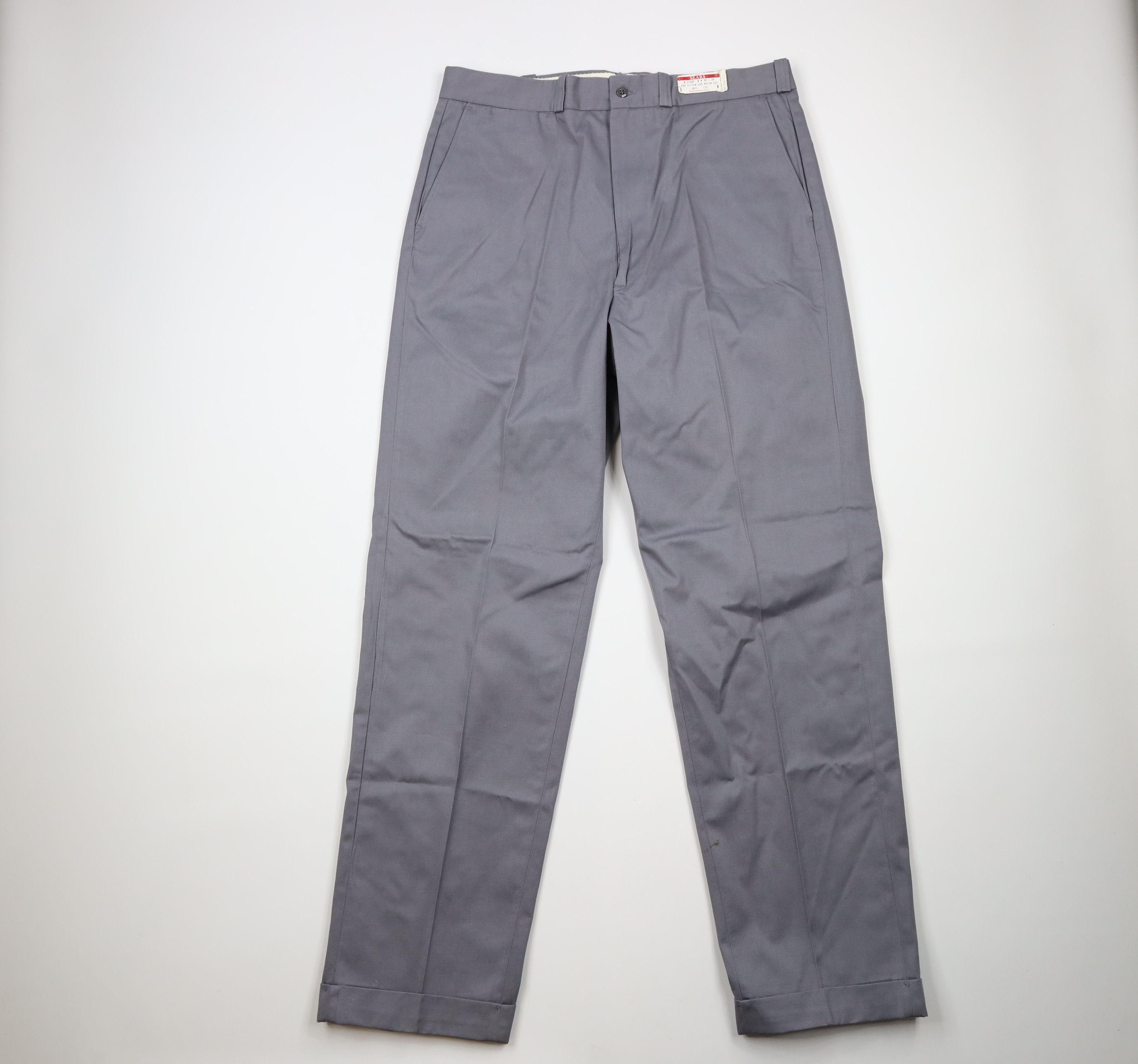 Image of Deadstock Vintage 50S 60S Streetwear Mechanic Pants Gray Usa in Grey, Men's (Size 38)