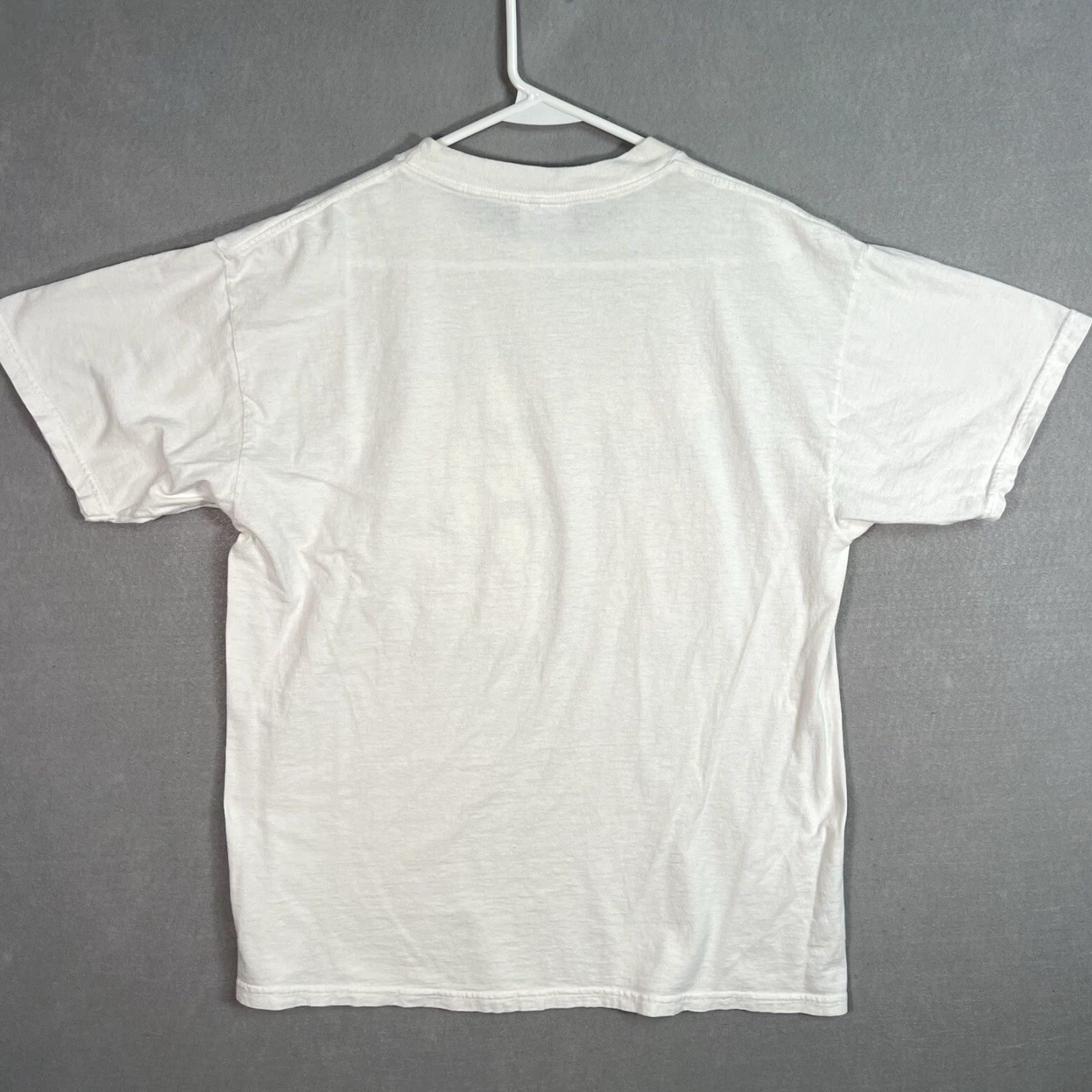 Tultex VINTAGE Tultex Knit T Shirt Adult Mens Large White Shirt Mens L White 1990s Graphic Tee Cotton Sportswear/Beach Size US L / EU 52-54 / 3 - 7 Thumbnail