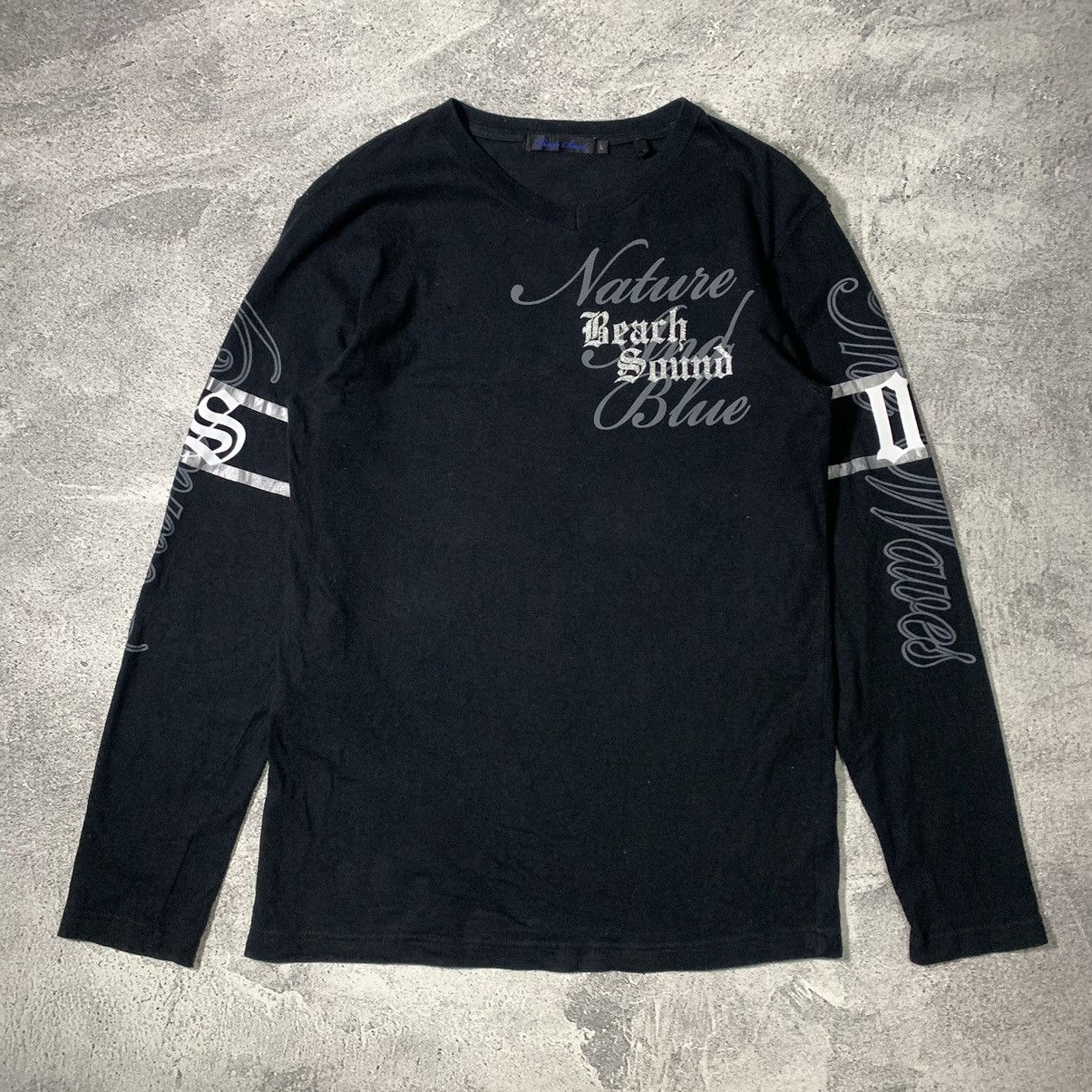 Beauty Beast Gothic Poem Y2K Long Sleeve Beach Sound Japanese Size US L / EU 52-54 / 3 - 3 Thumbnail
